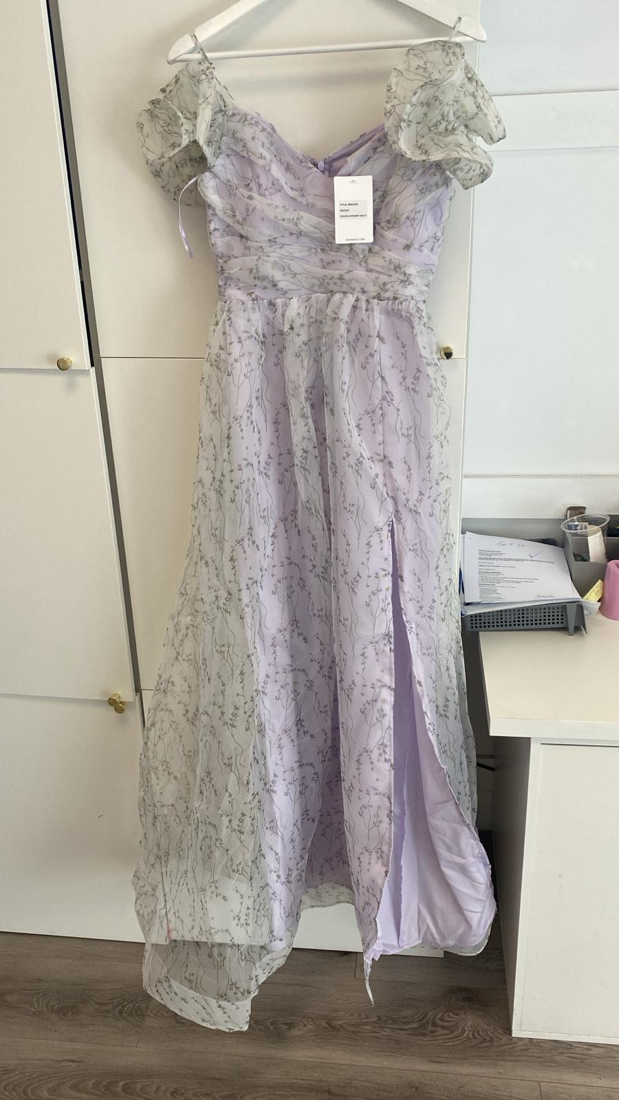 1 *DONE MM2936 MANIJU - LAVENDER SWEETHEART NECKLINE TULLE OFF SHOULDER-Oh Hello Clothing