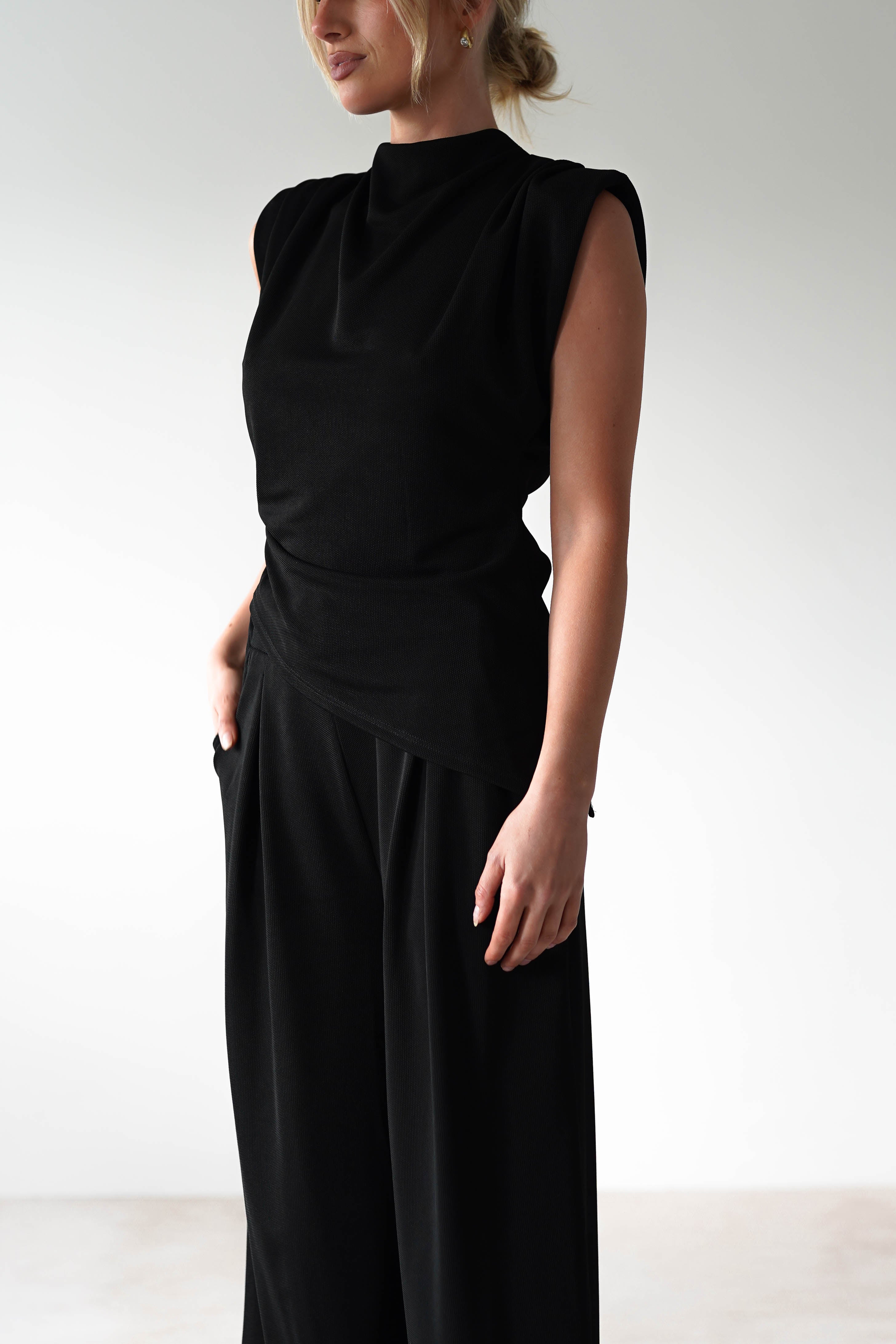 Mina Strechy 2 Piece Set | Black | Oh Hello Clothing | ONE SIZE | 8 - 12