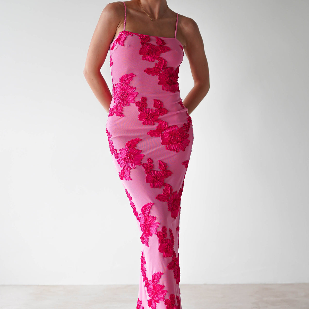Adora Floral Mesh Maxi Dress Pink | Wedding Guest Dress | Maxi | Mesh Oh Hello Clothing Adora Floral Mesh Maxi Dress Pink | Wedding Guest Dress | Maxi | Mesh Oh Hello Clothing