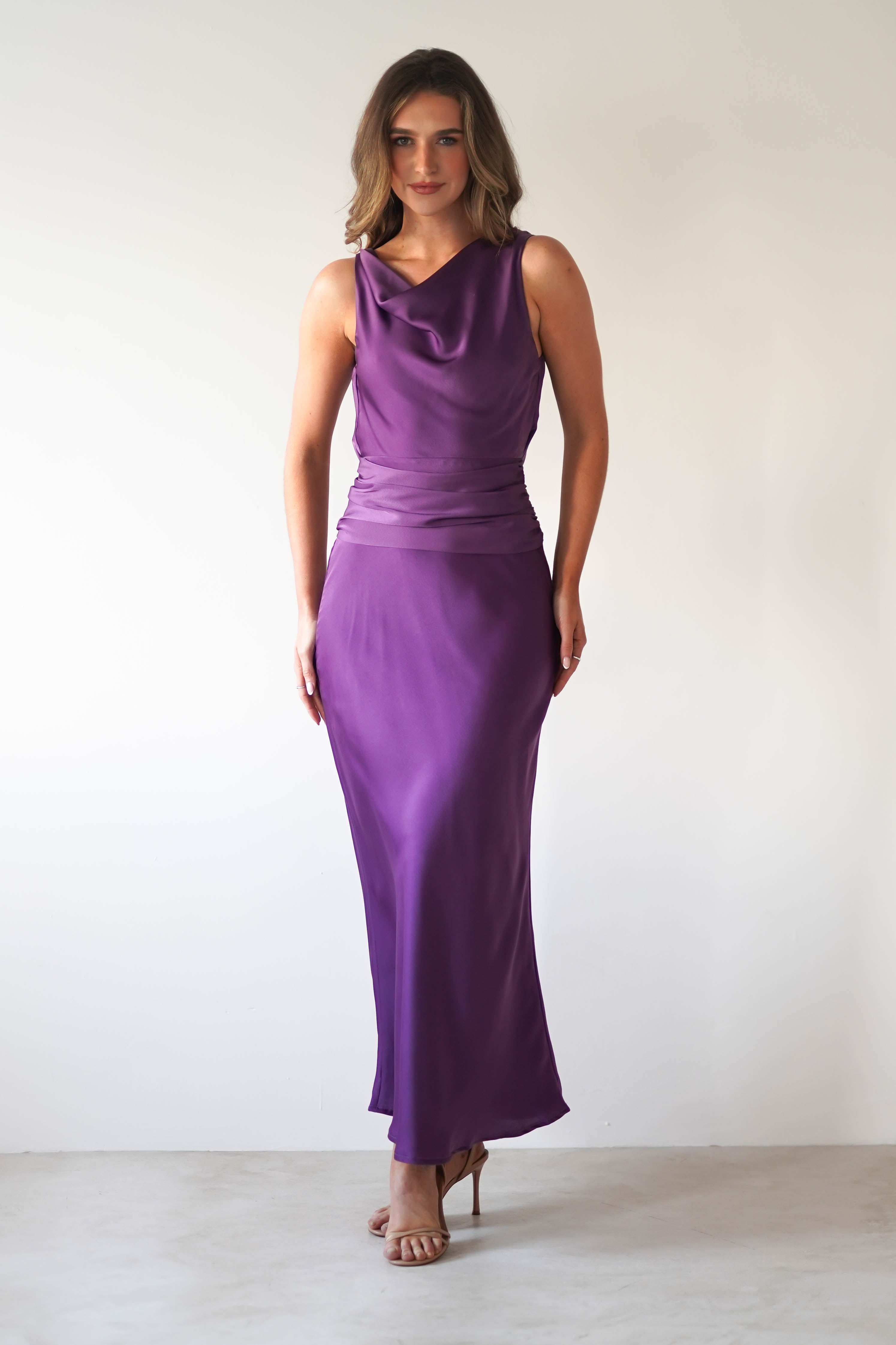 River Backless Maxi Dress | Deep Purple | Oh Hello Clothing | XS (6)