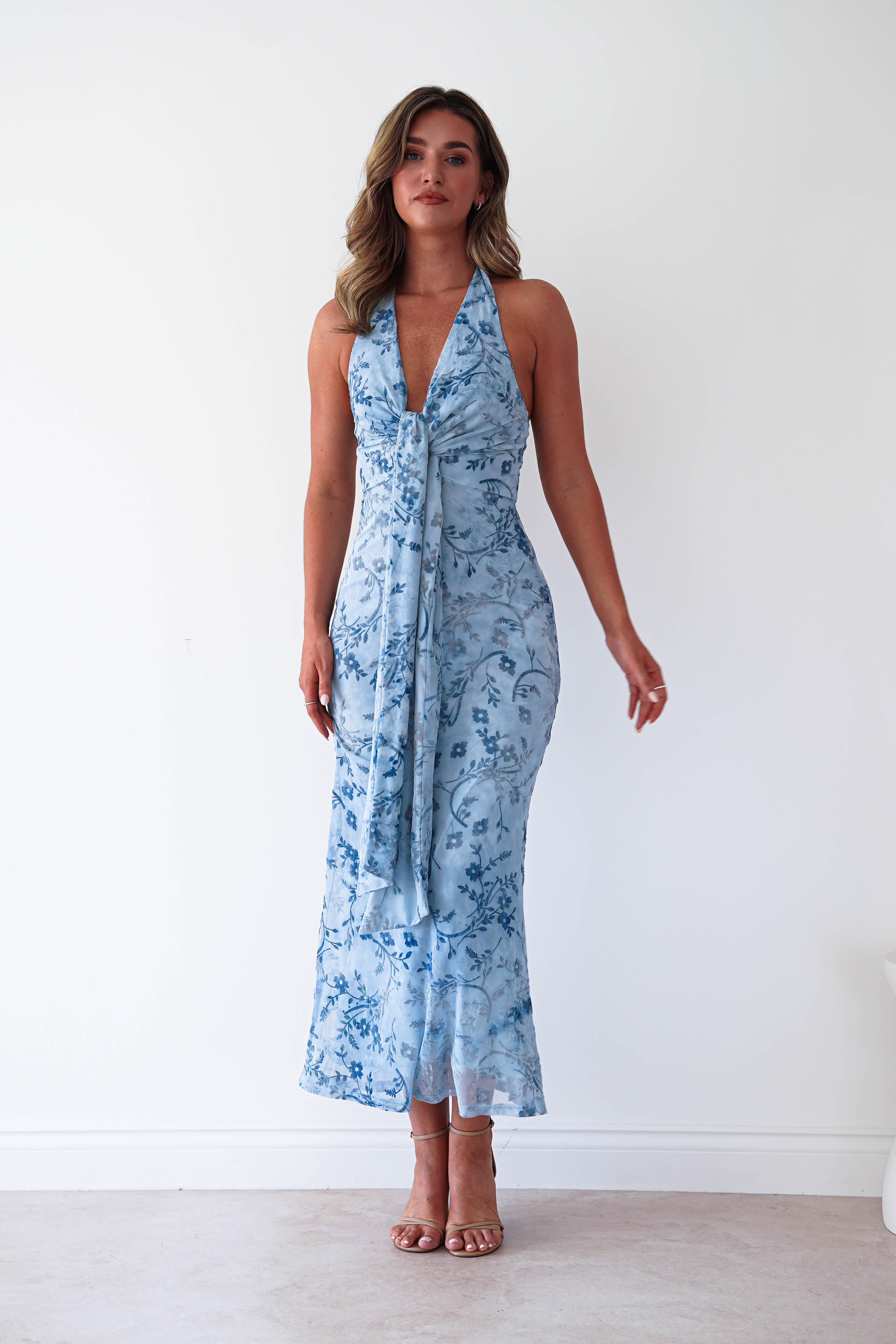 Oh Hello Clothing Women > Clothing > Dresses 1 *DONE CM6570J02 BLUE JAQUARD (LIKE TARA) KAARLO
