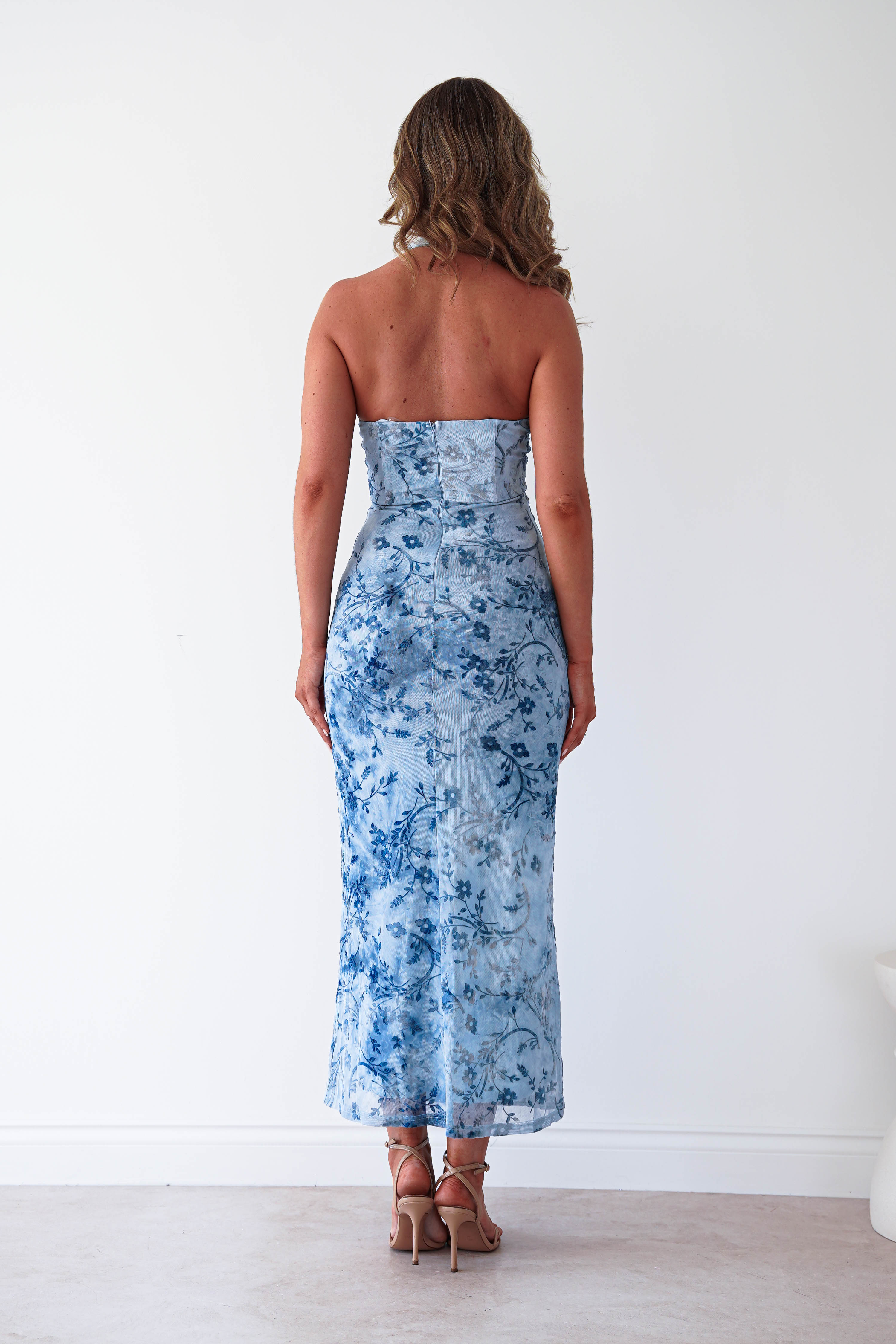 Oh Hello Clothing Women > Clothing > Dresses 1 *DONE CM6570J02 BLUE JAQUARD (LIKE TARA) KAARLO