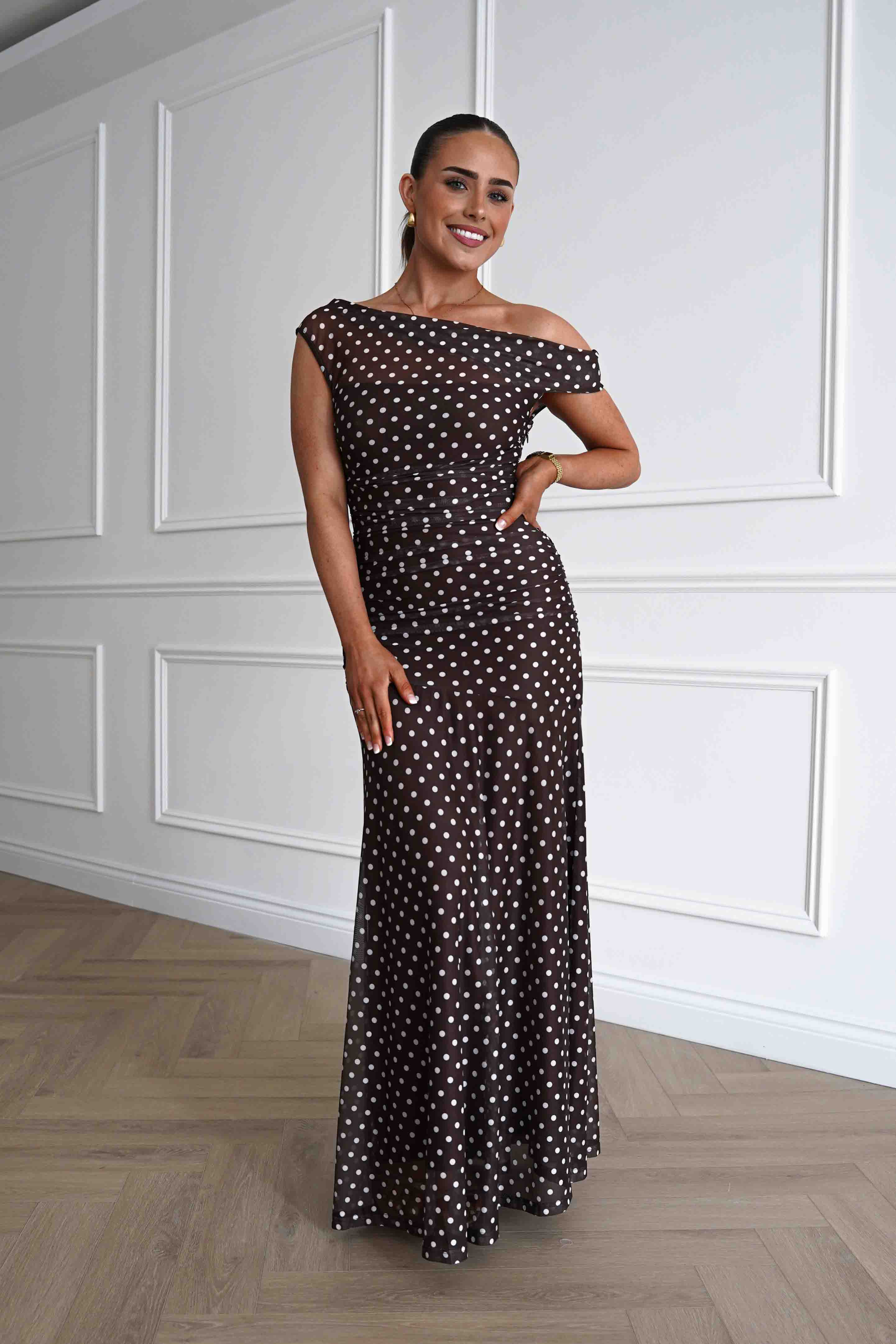 Oh Hello Clothing Dresses > Prom Dresses 1*DONE-INDIKAH-KA0334D10-Polka dot dress