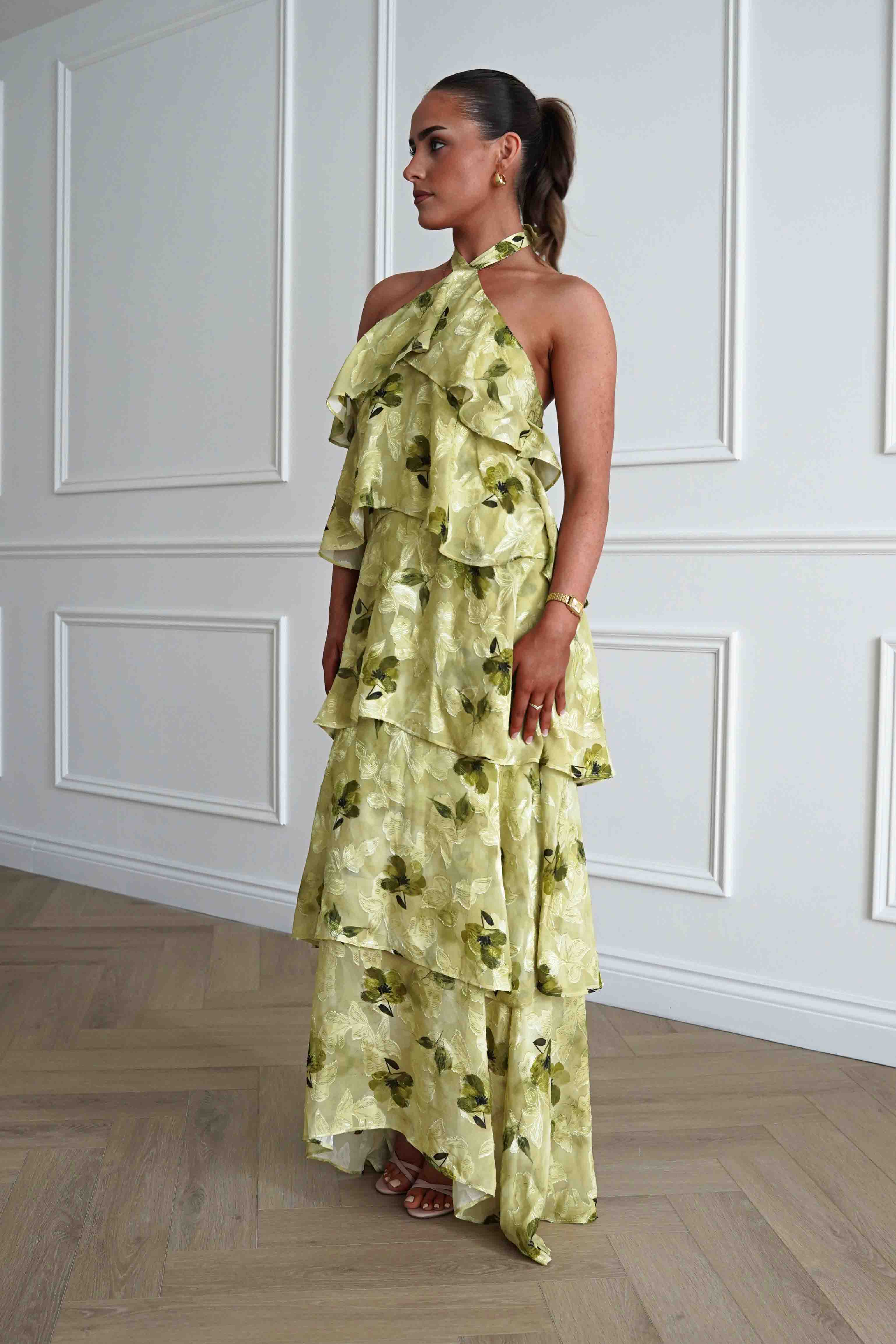 Oh Hello Clothing Women > Clothing > Dresses 1*DONE- SAMPLE GREEN DRESS