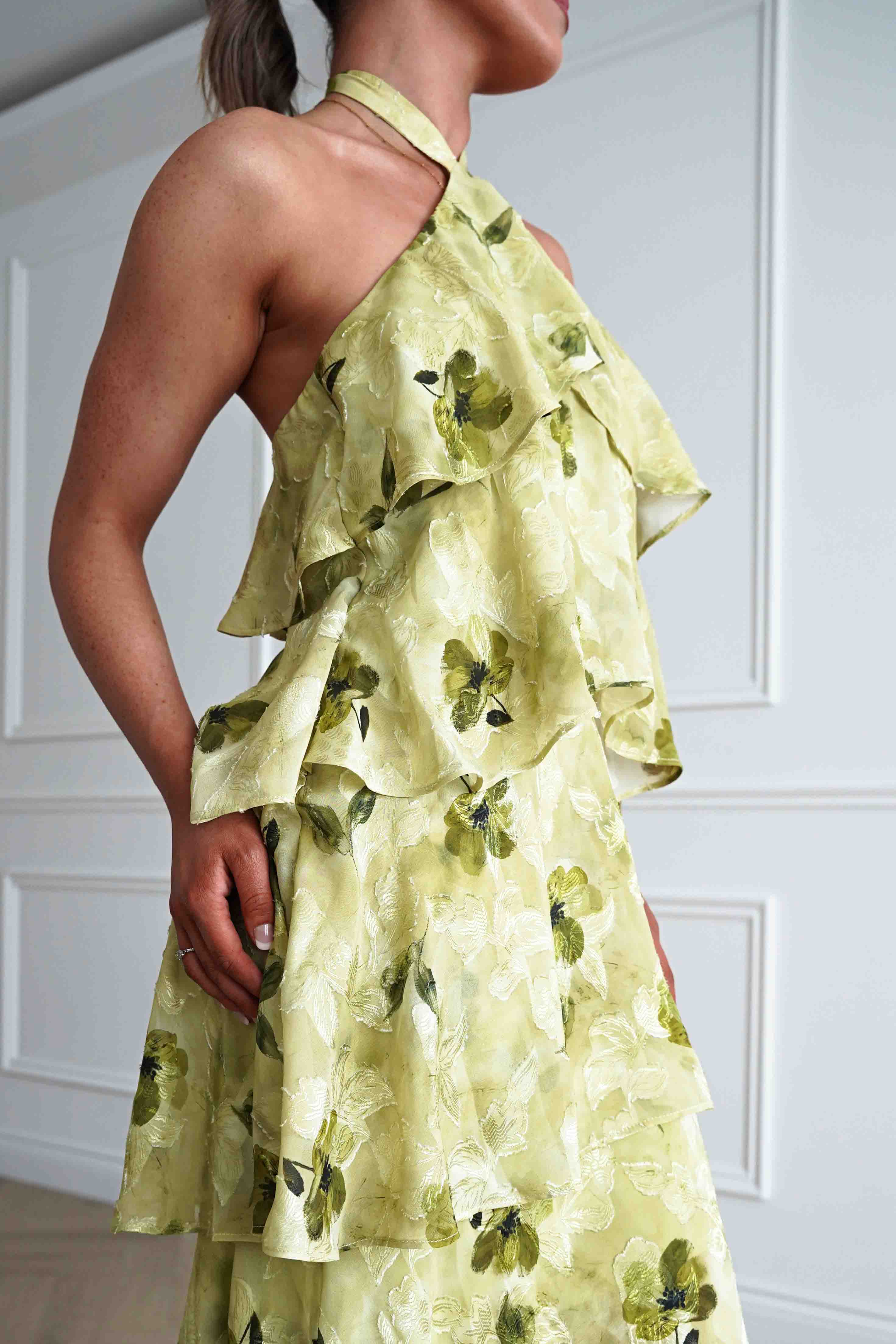 Oh Hello Clothing Women > Clothing > Dresses 1*DONE- SAMPLE GREEN DRESS