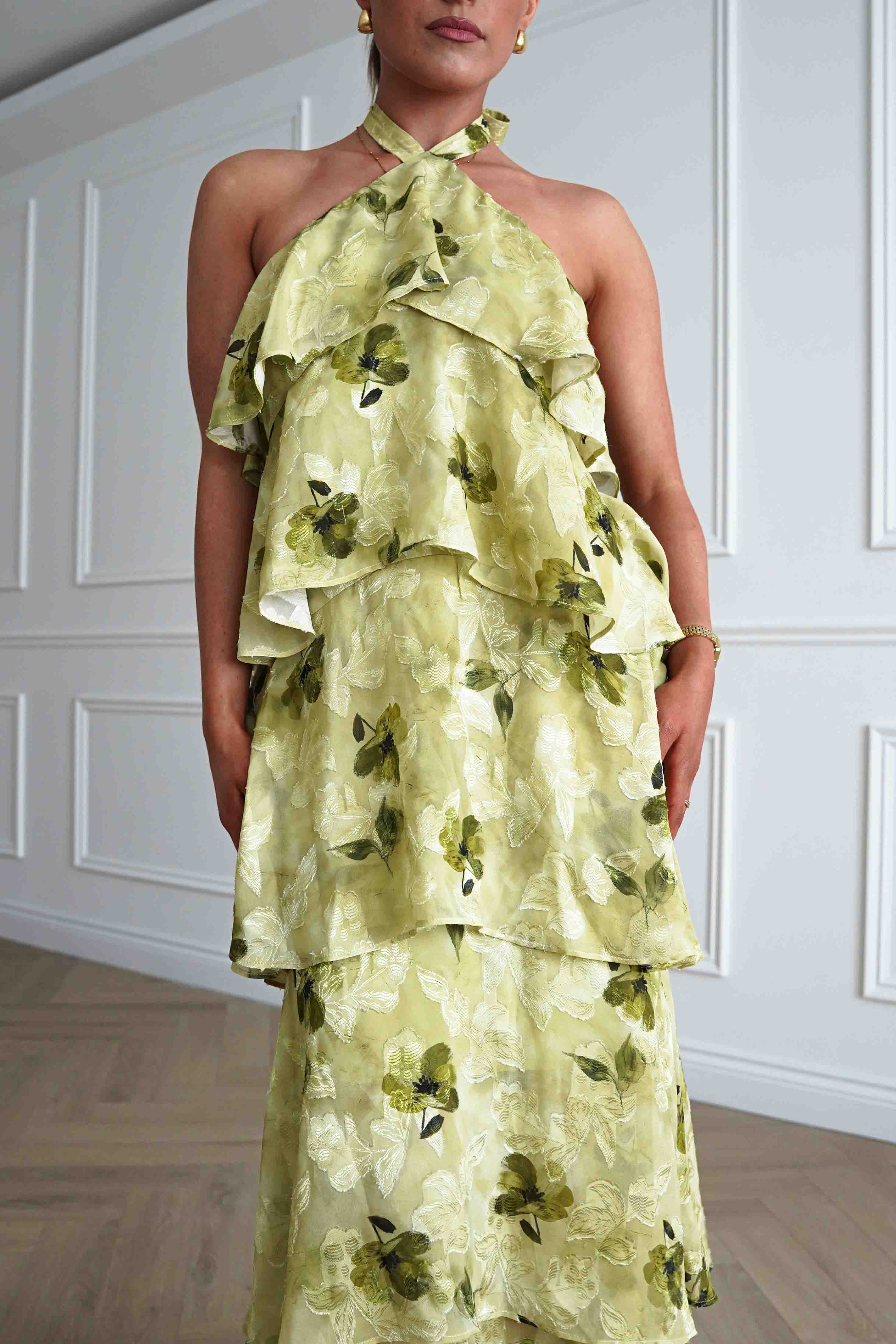 Oh Hello Clothing Women > Clothing > Dresses 1*DONE- SAMPLE GREEN DRESS
