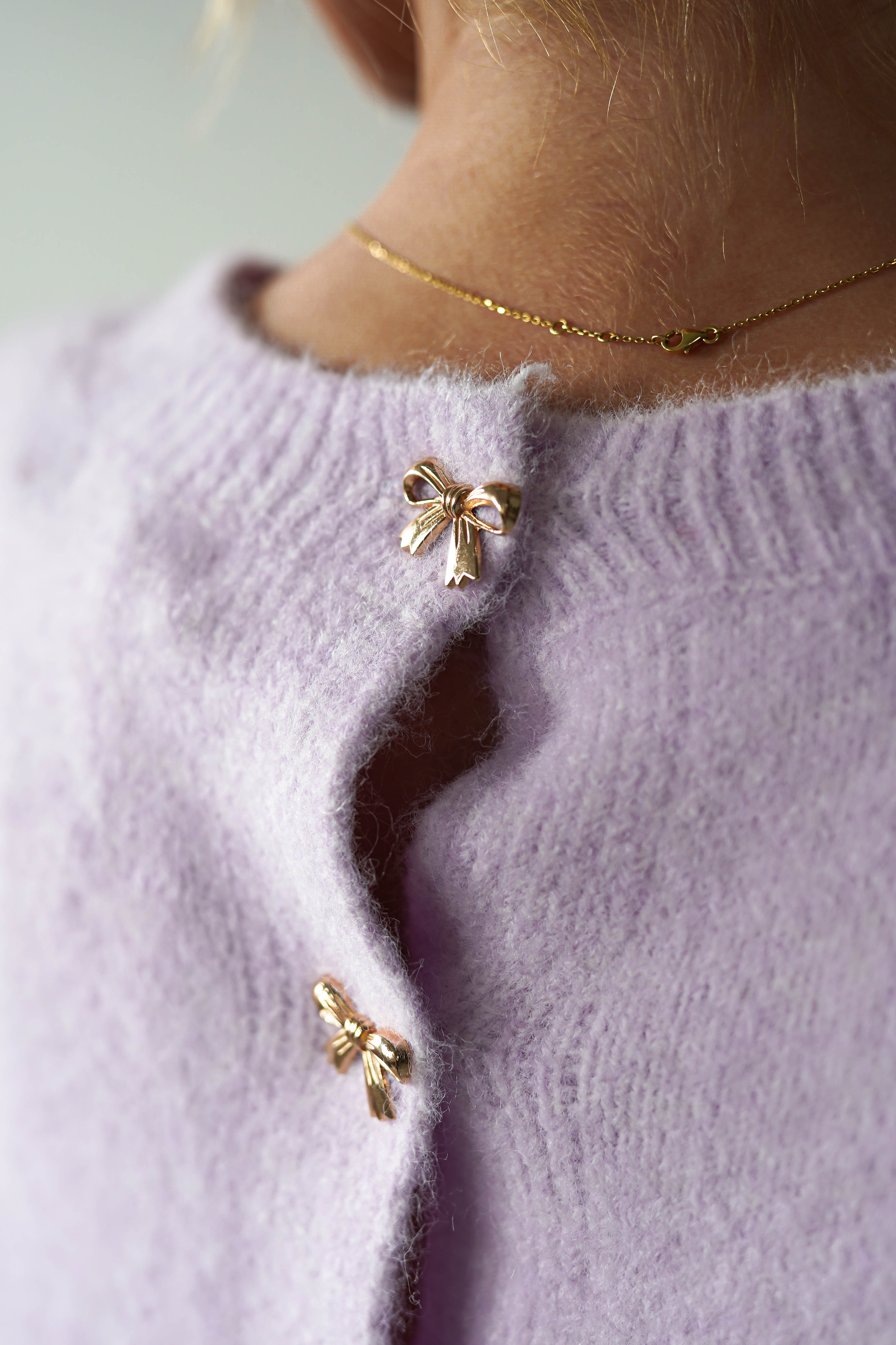 Kala Gold Bow Detail Jumper | | Lilac | Oh Hello Clothing | ONE SIZE | 6 - 12