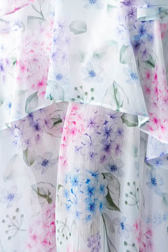 Aurora Halternack Floral Ruffle Maxi Dress-Oh Hello Clothing