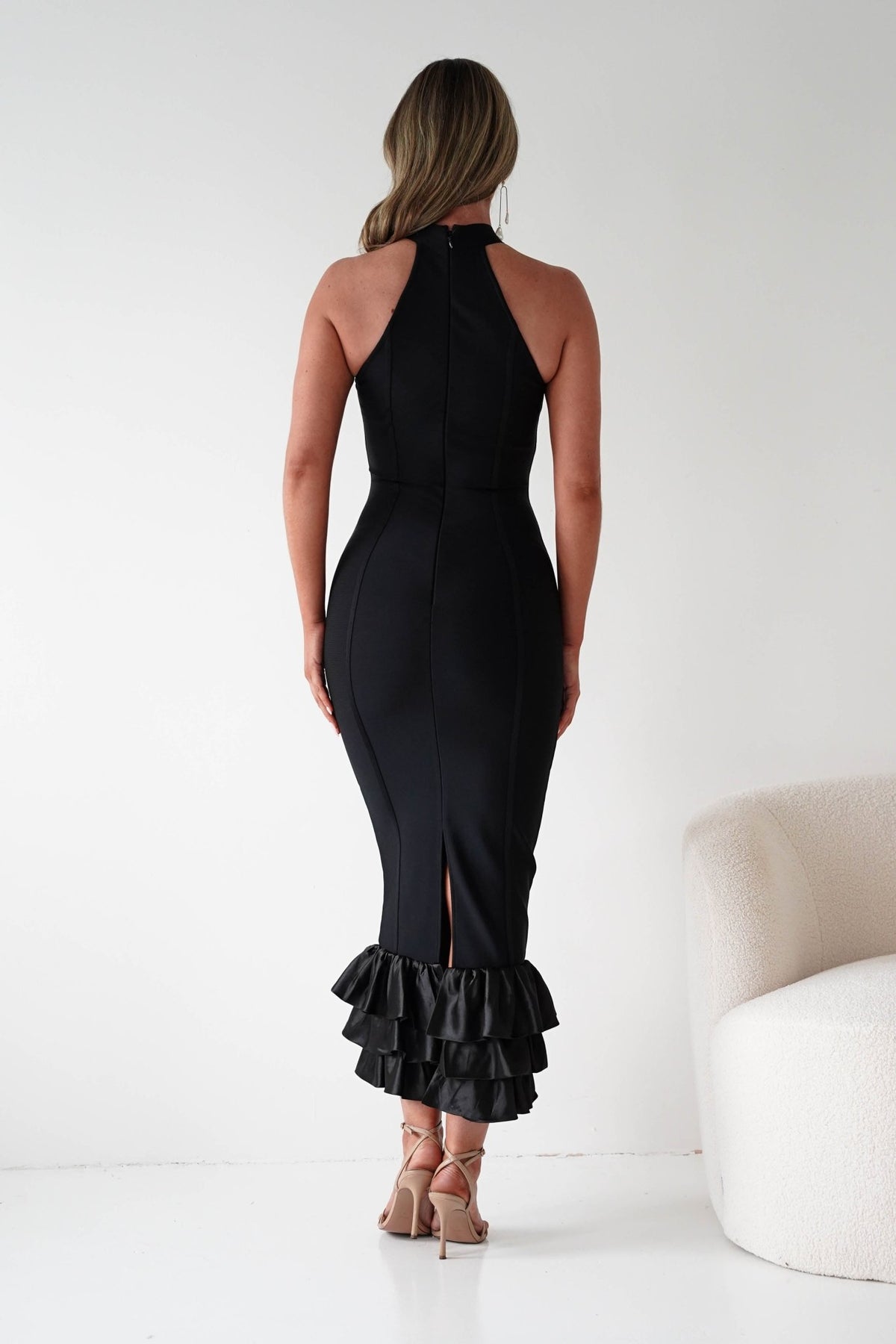 Bryonie Bodycon Bandage Maxi Dress | Black-Oh Hello Clothing