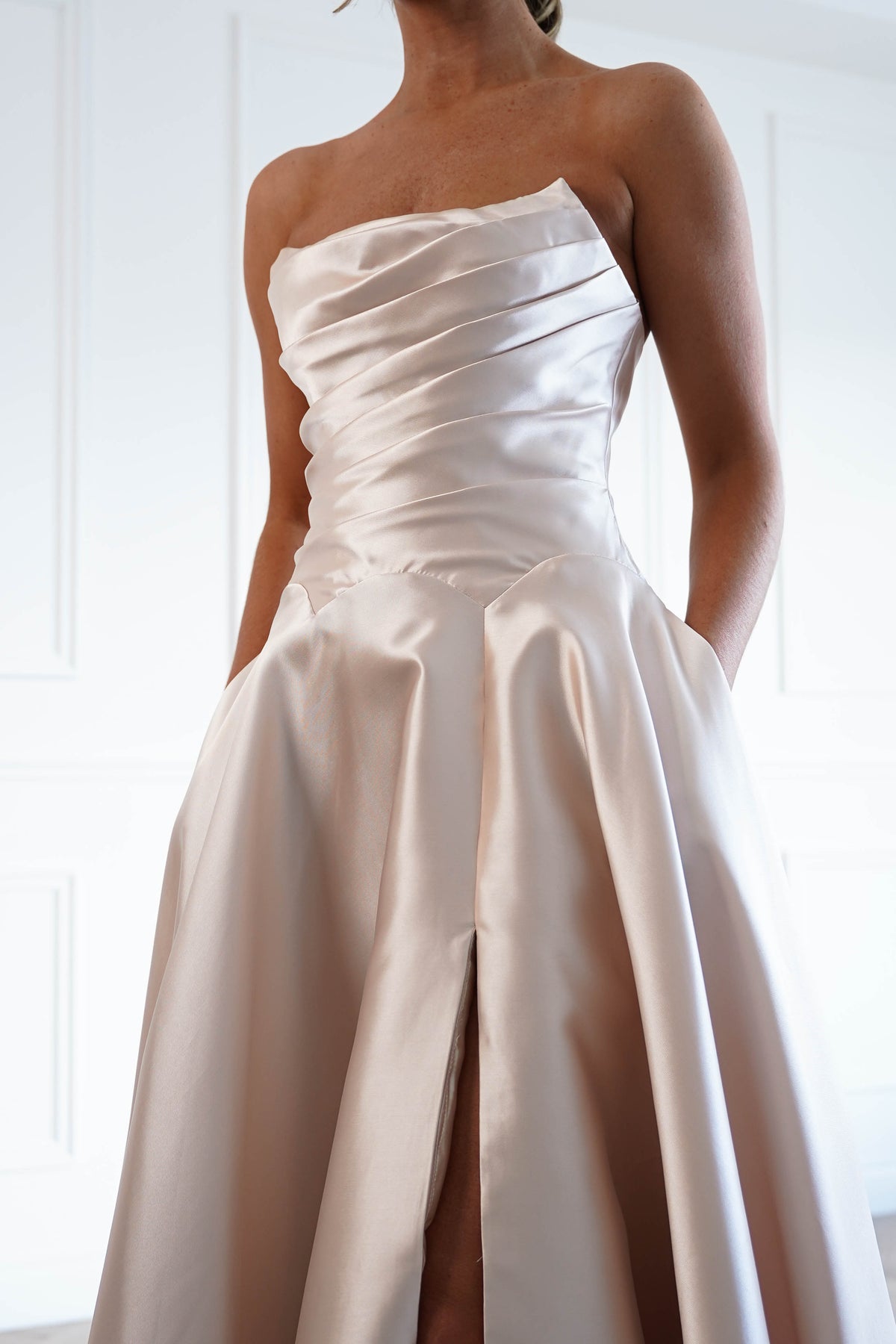 Oh Hello Clothing Women > Clothing > Dresses *DONE-F&P| 835178| TAUPE GOWN (Copy)