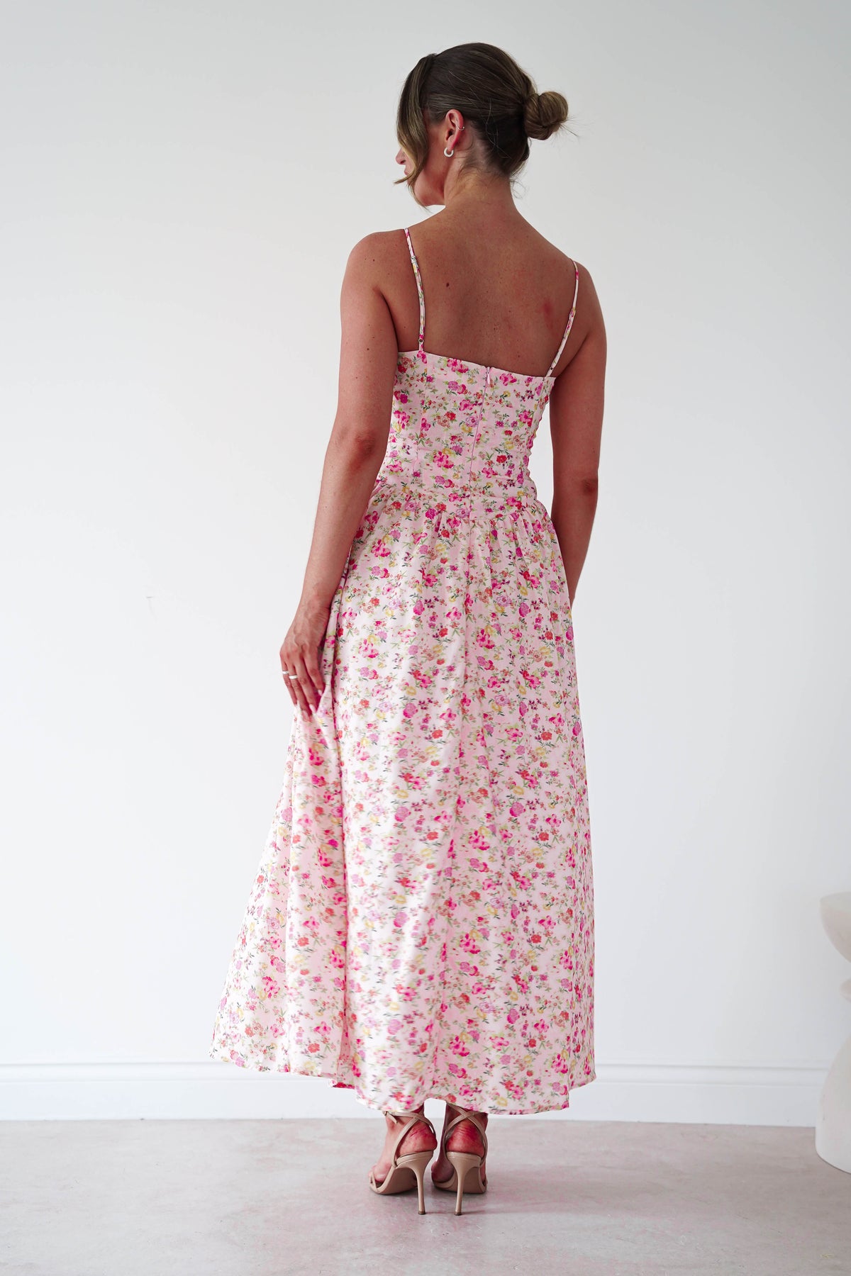Elodie Floral Print Maxi Dress | Pink-Oh Hello Clothing