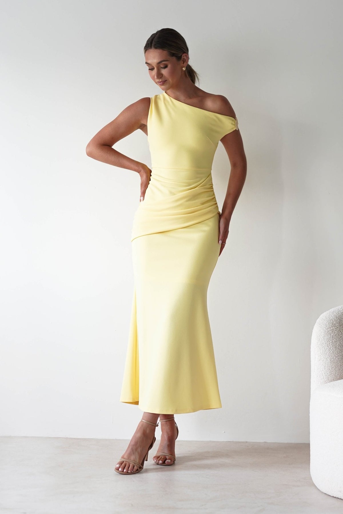 Libra Bodycon Maxi Dress | Yellow-Oh Hello Clothing
