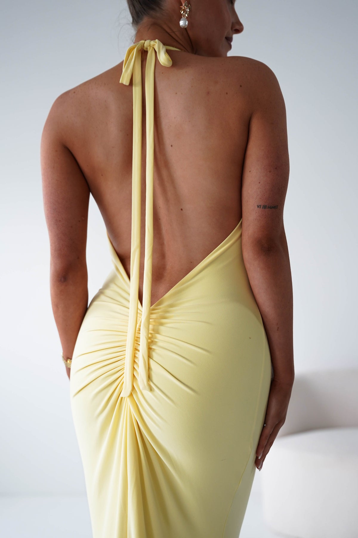 Maia Multi-Way Bodycon Maxi Dress | Yellow-Oh Hello Clothing
