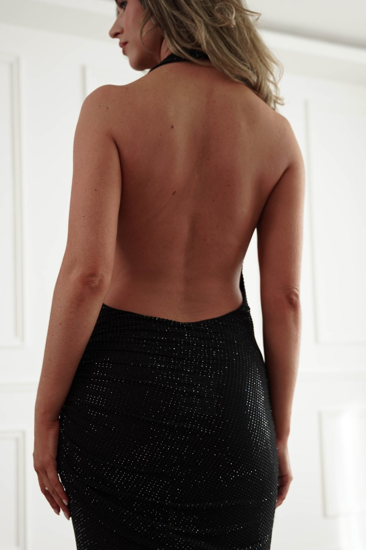 Oh Hello Clothing Women > Clothing > Dresses *DONE-F&P| 605601| BLACK SHIMMER DRESS