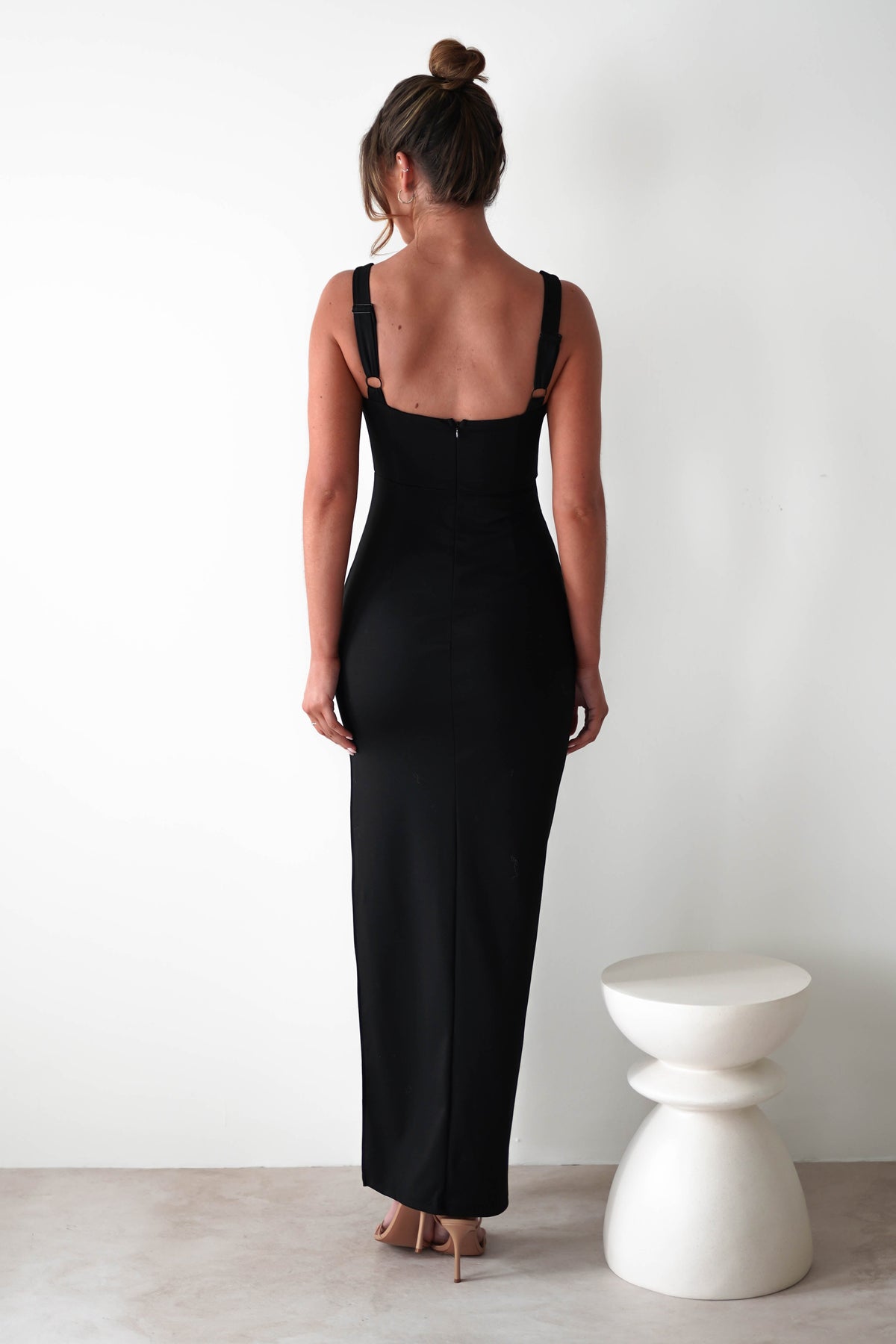 Peta Bodycon Maxi Dress | Black-Oh Hello Clothing