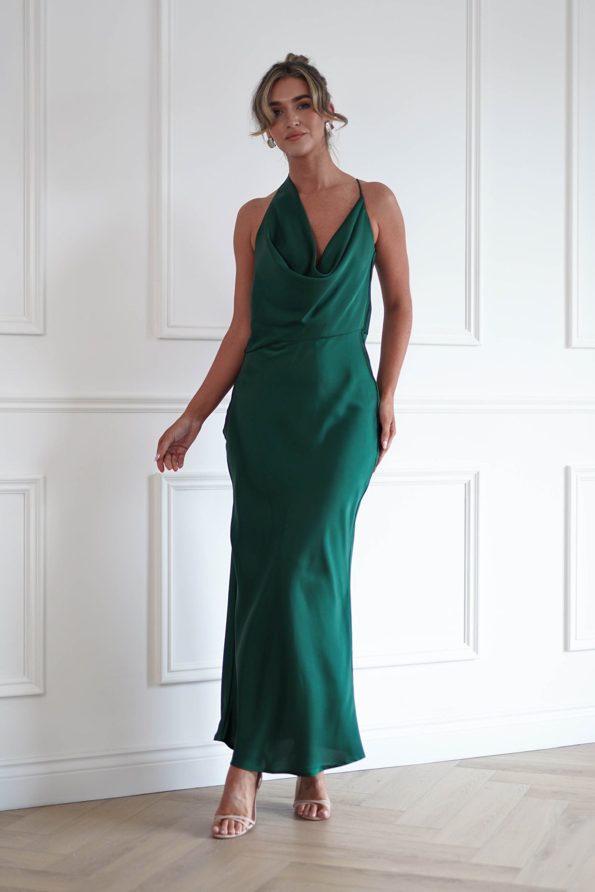 Oh Hello Clothing Women > Clothing > Dresses Polina Backless Maxi Dress | Green