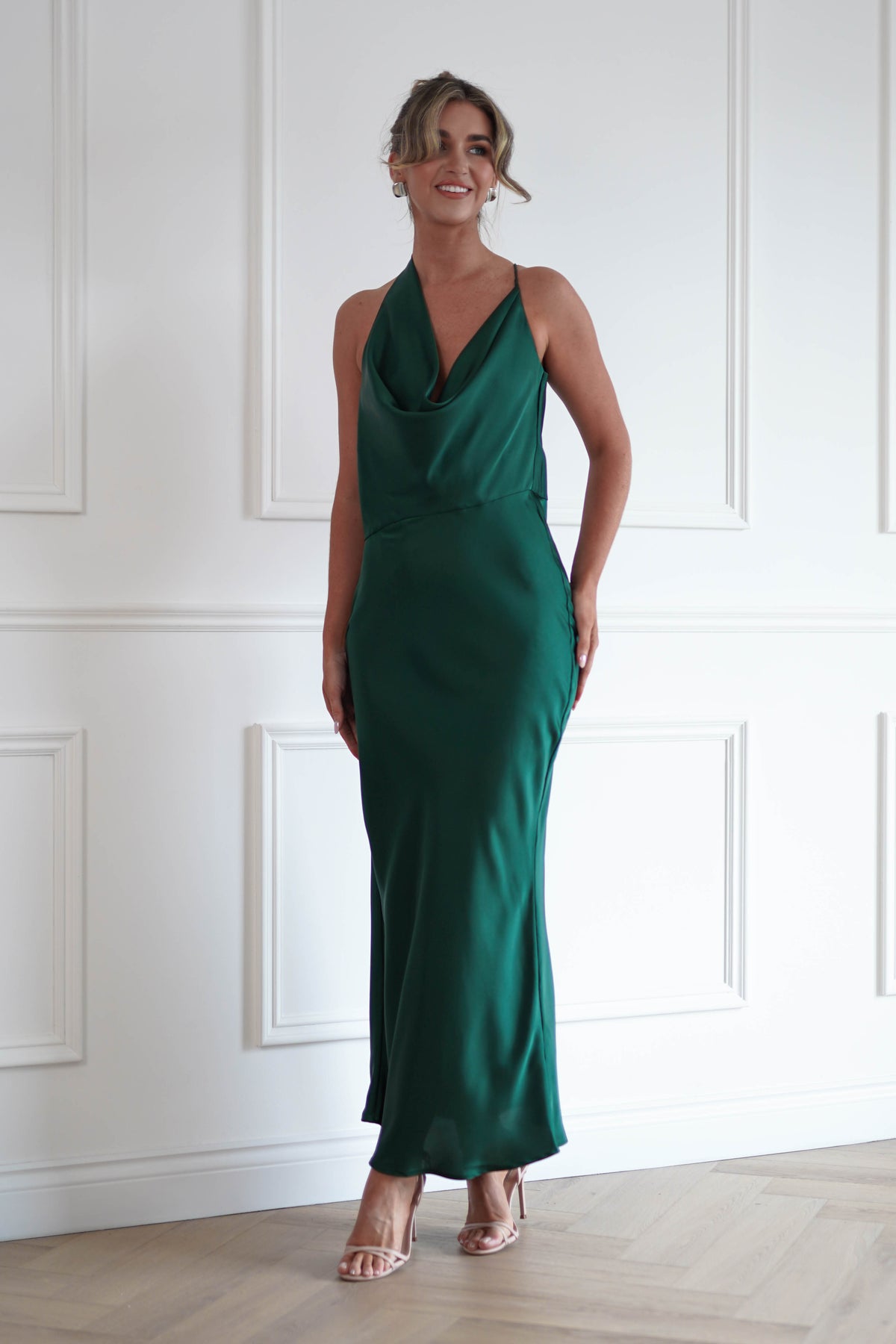 Oh Hello Clothing Women > Clothing > Dresses Polina Backless Maxi Dress | Green