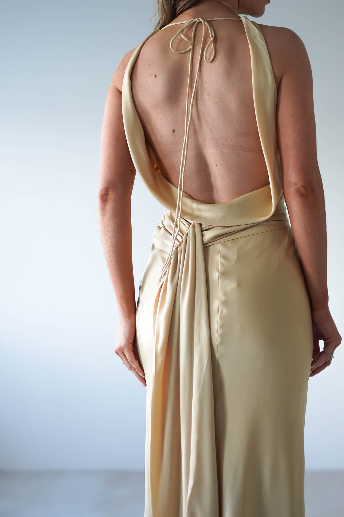 River Backless Maxi Dress | Sand-Oh Hello Clothing