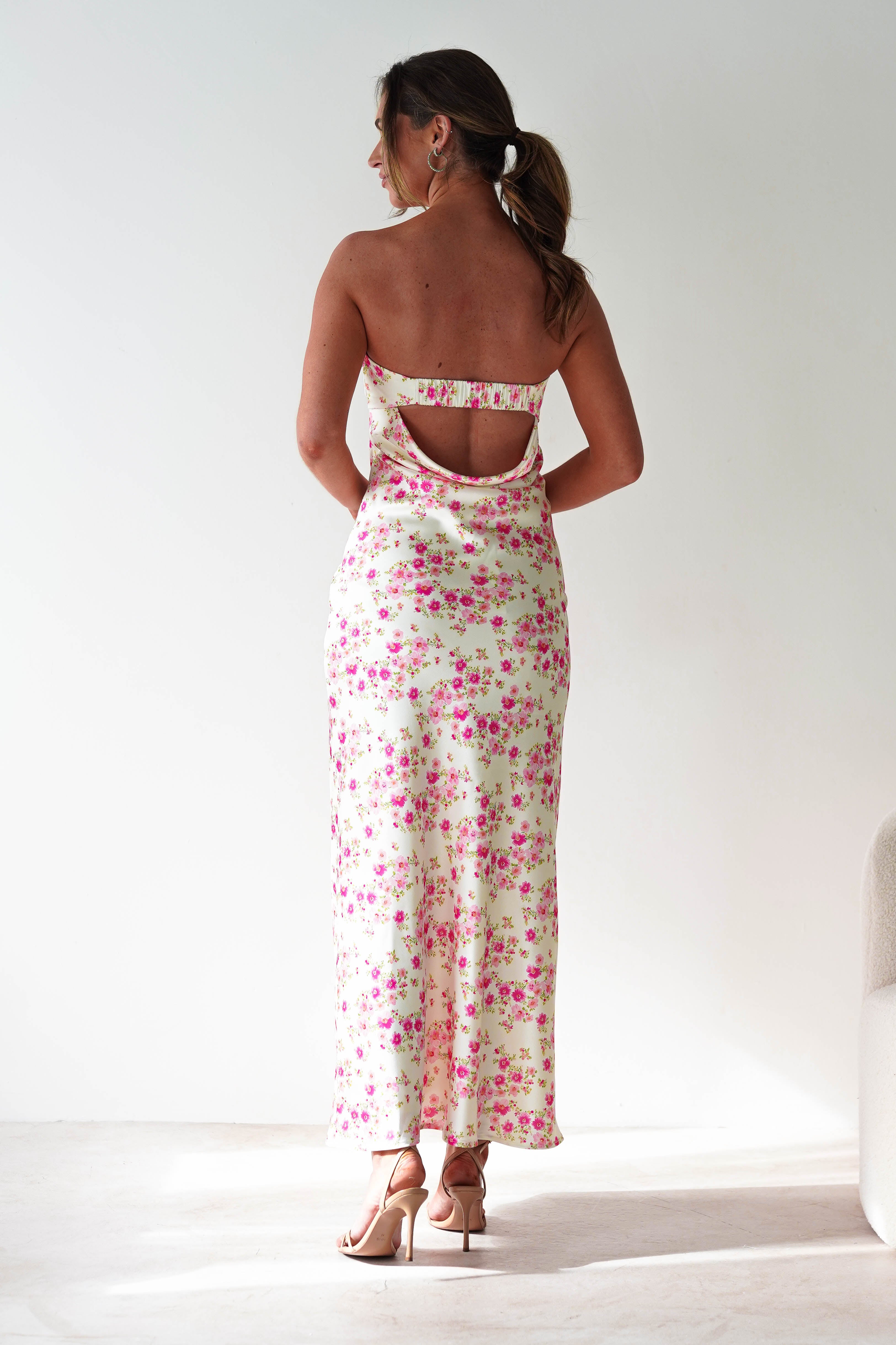 Blossom Floral Print Maxi Dress | Yellow | Oh Hello Clothing | XS (6)