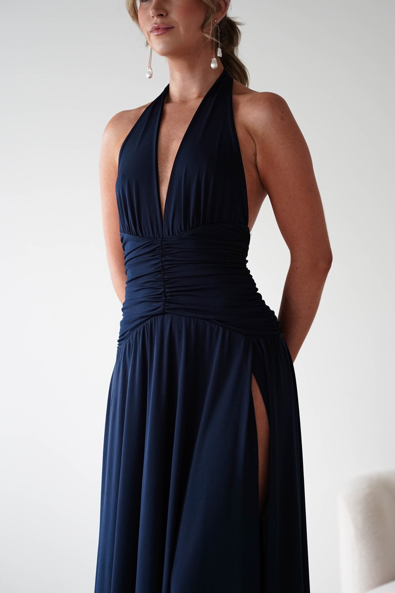 Denise Halternack Maxi Dress | Navy | Wedding Guest Dresses | Oh Hello Clothing
