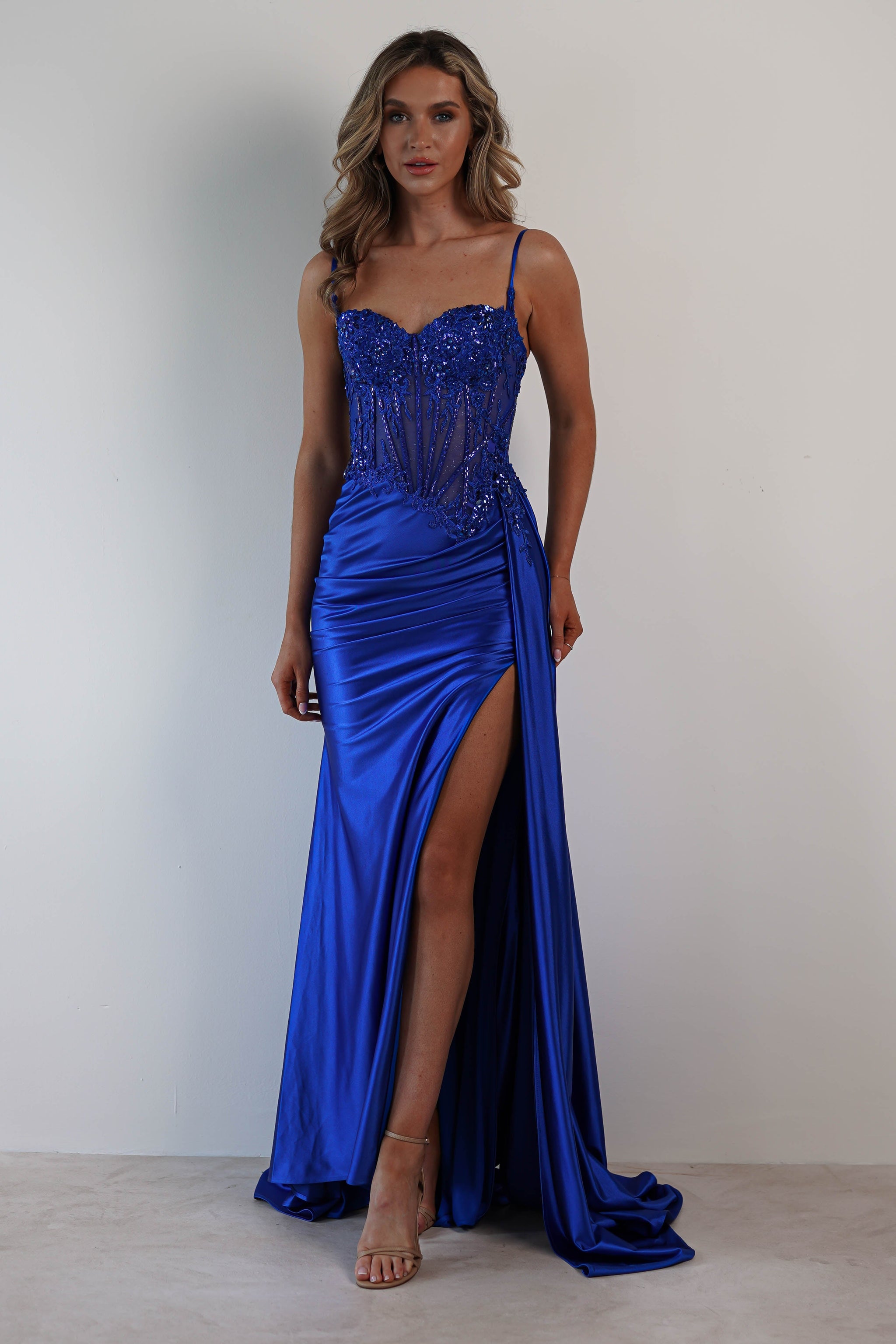 Diva Embellished Corset Gown