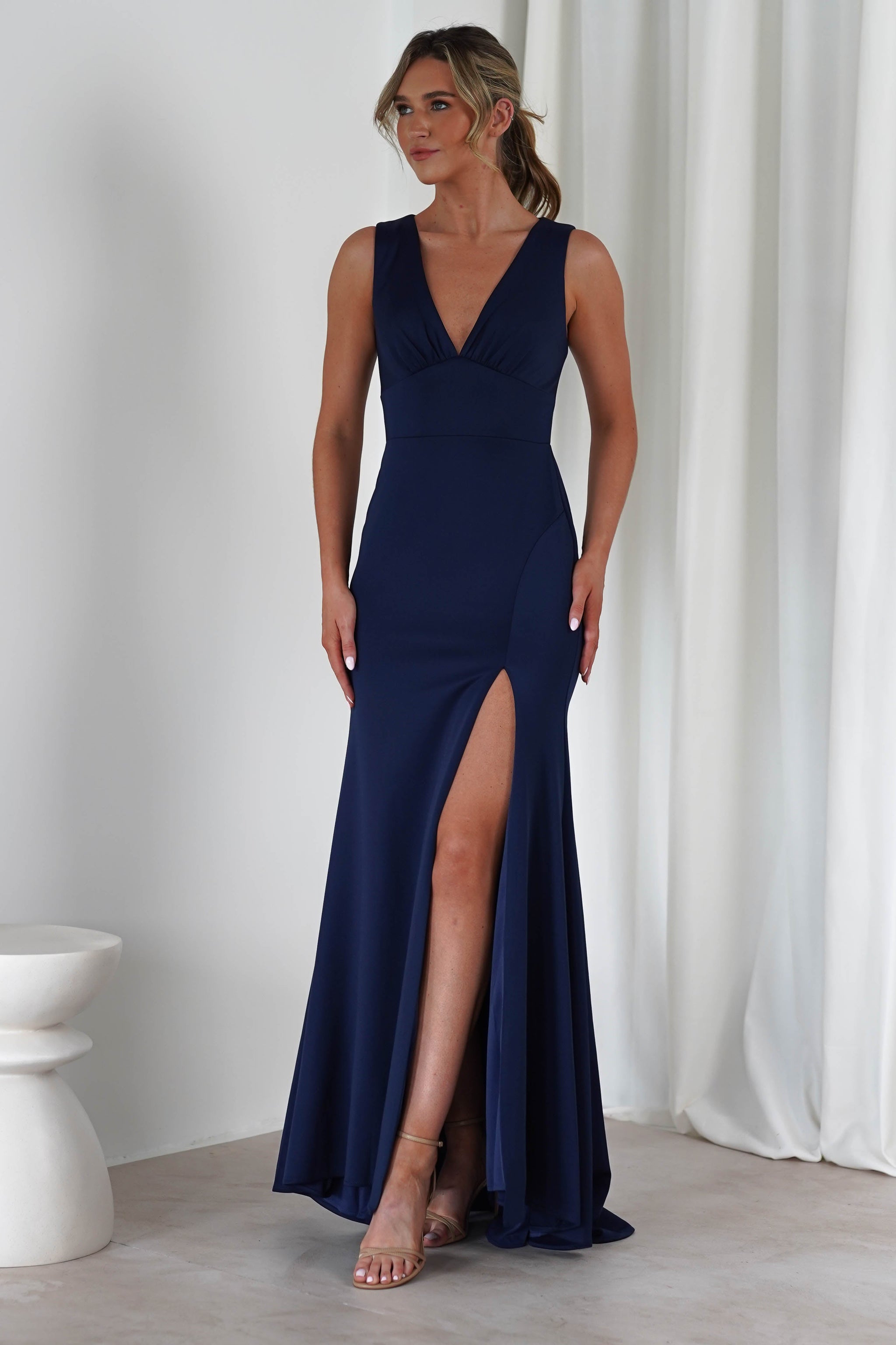 Gweneth Bodycon Dress Navy