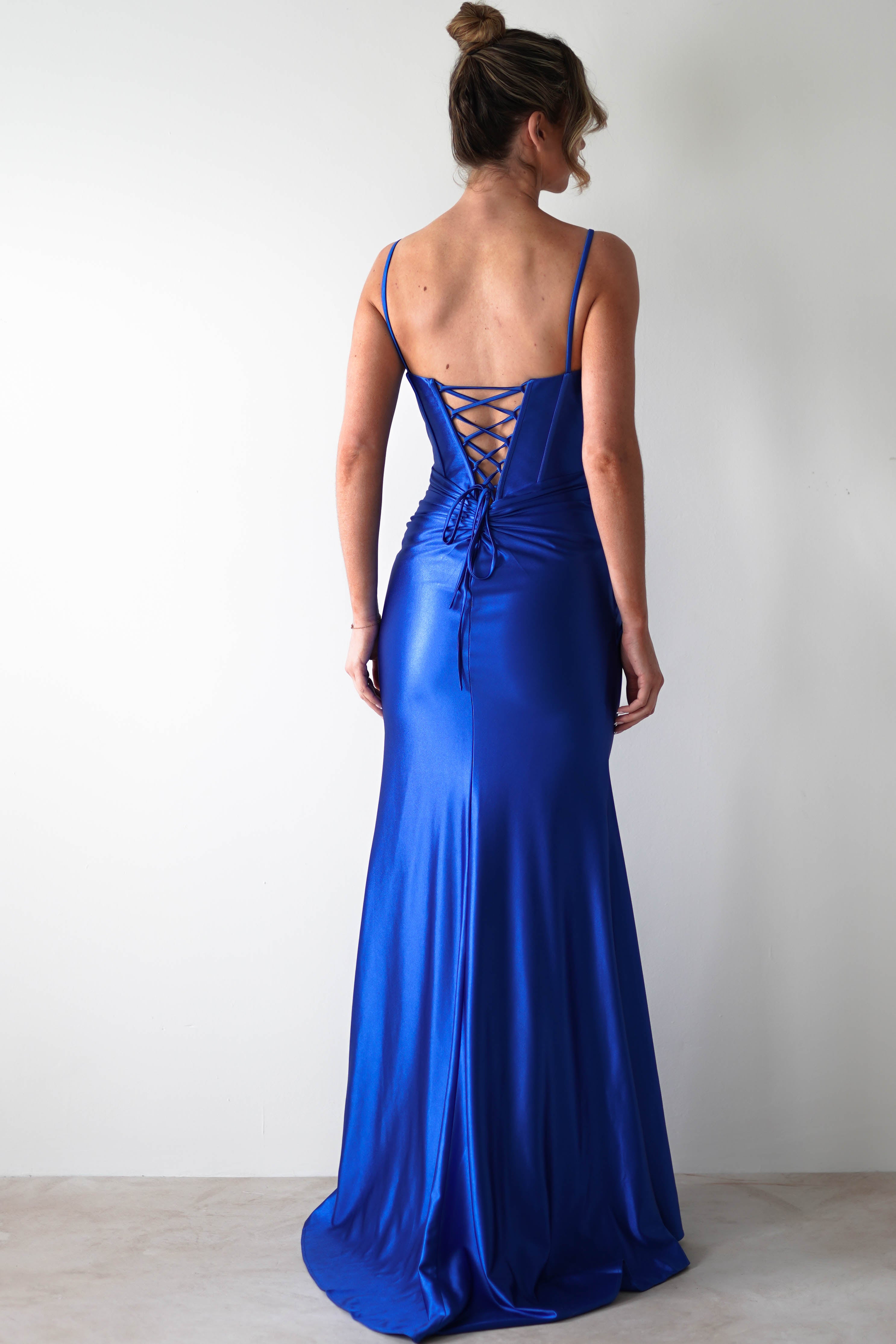 Meaghan Bodycon Gown | Royal Blue | Oh Hello Clothing | S (8)