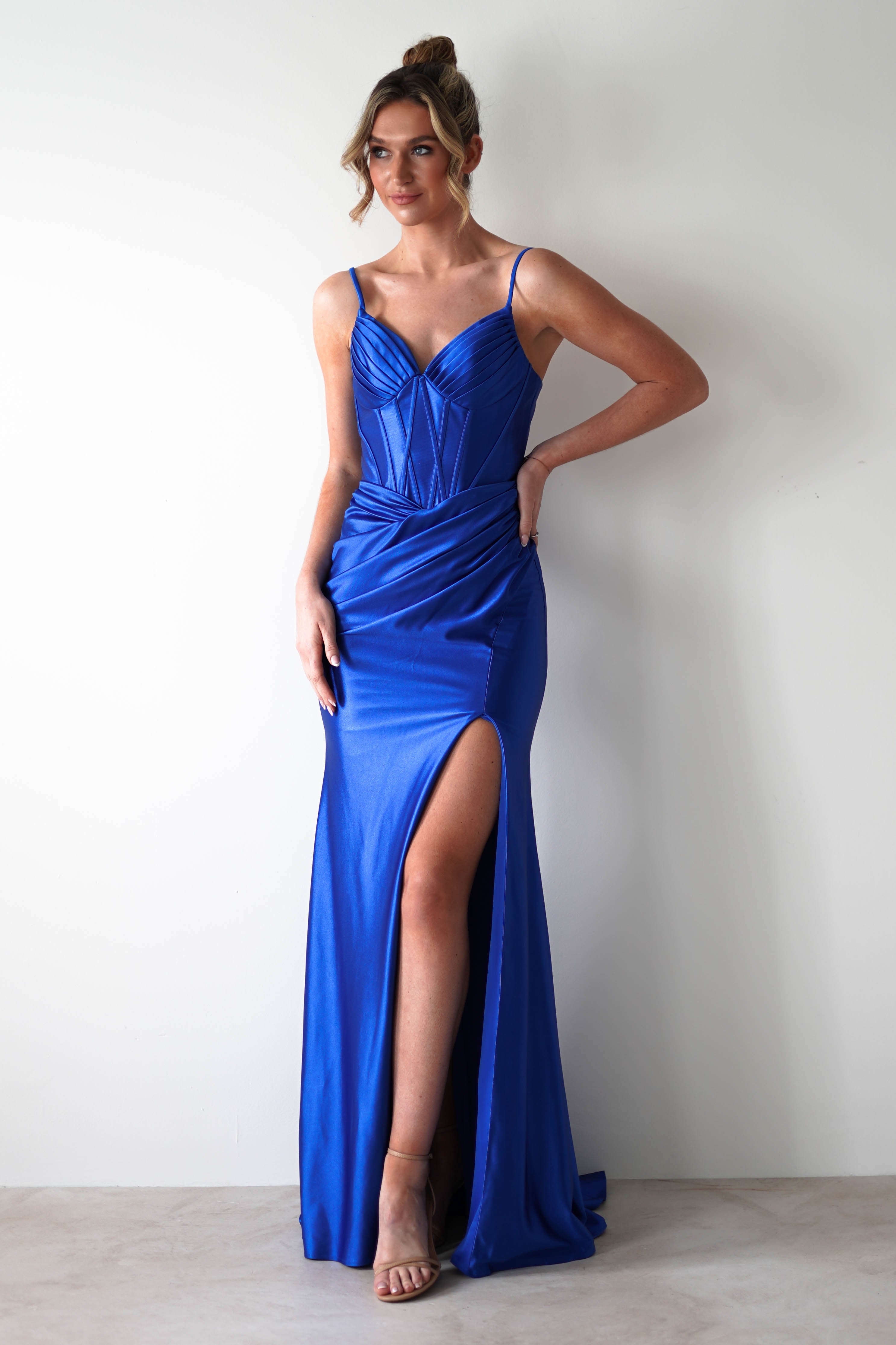 Meaghan Bodycon Gown | Royal Blue | Oh Hello Clothing | S (8)