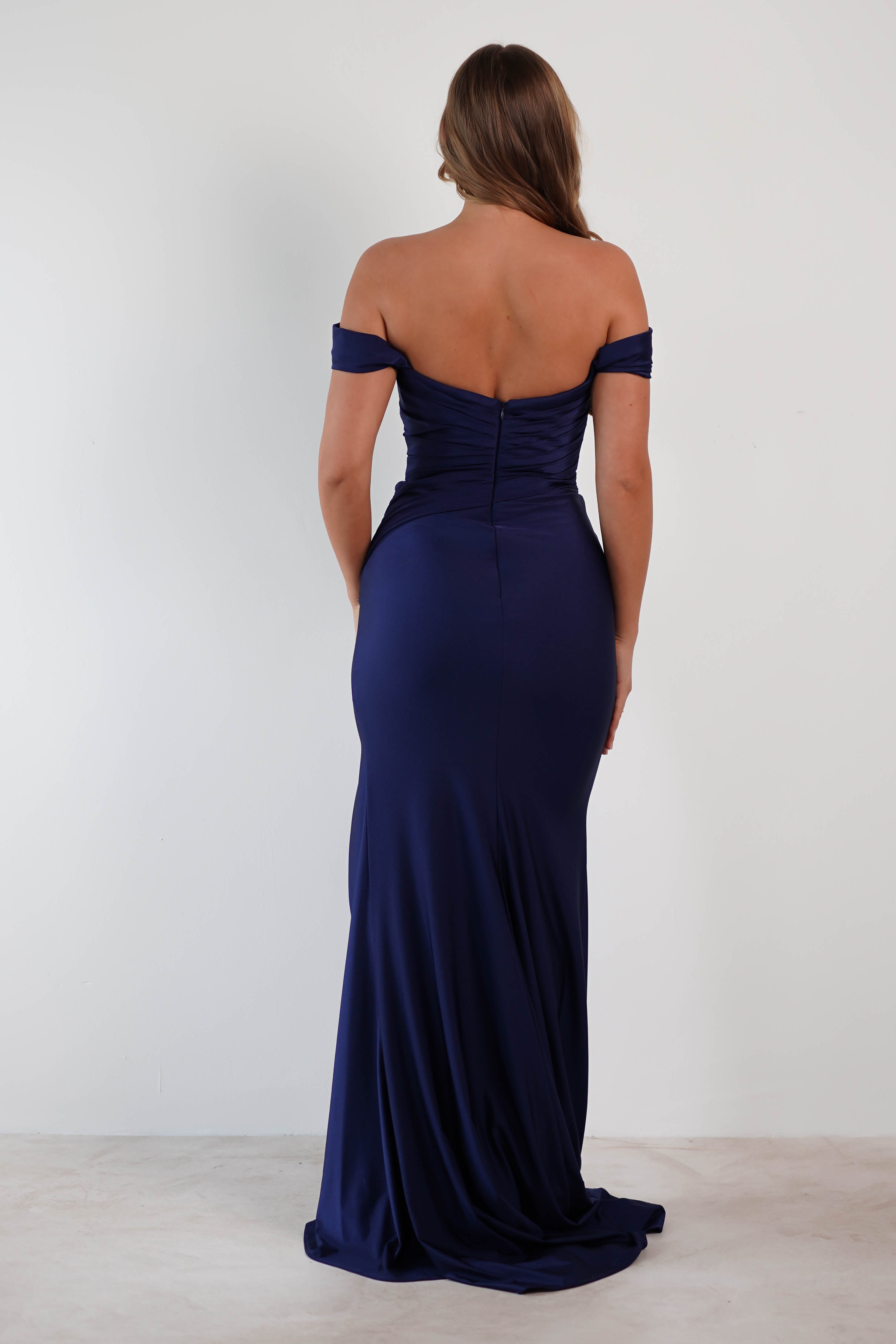 Pepper Bodycon Gown | Navy | Oh Hello Clothing | S (8)