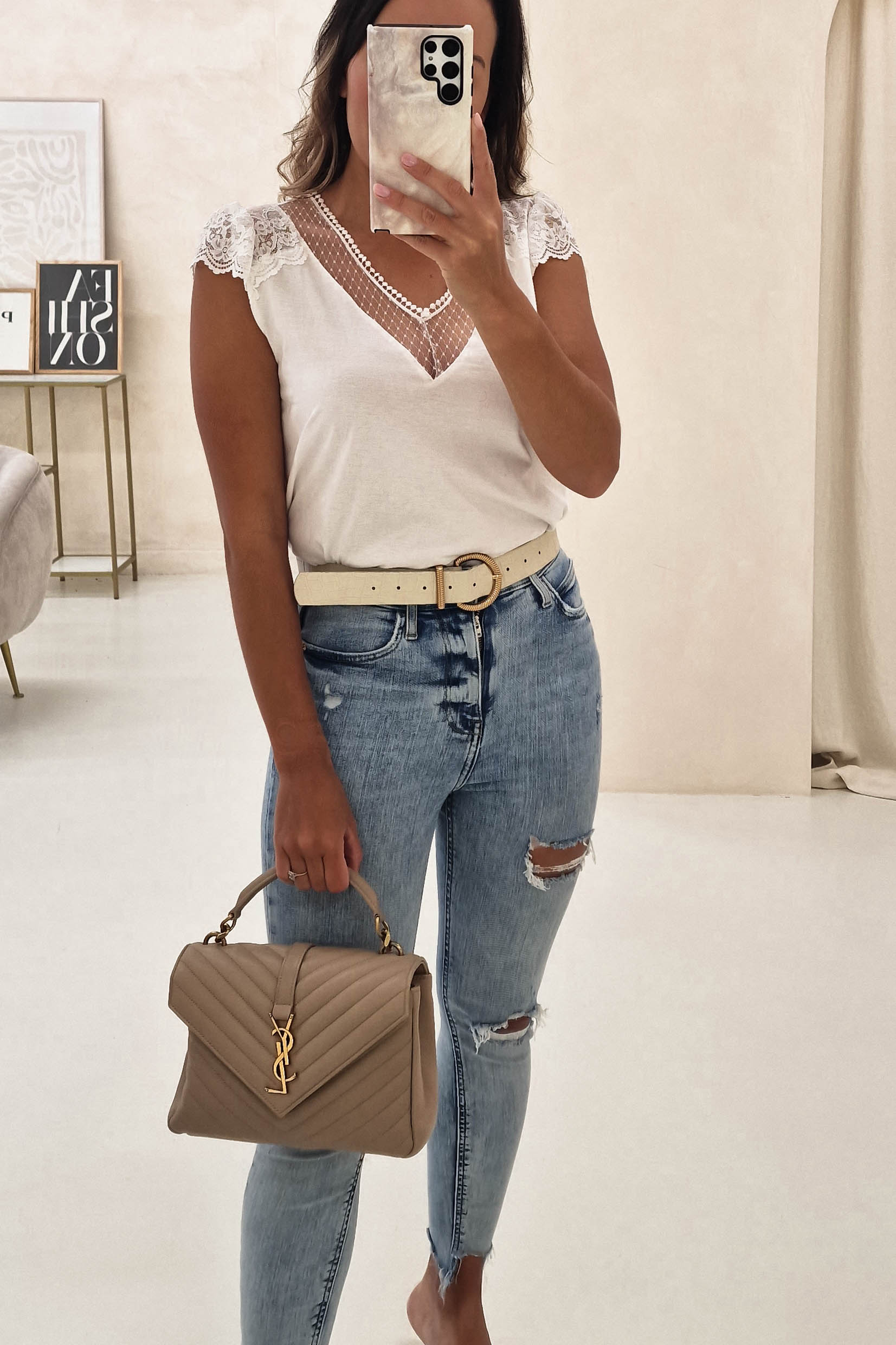 Souza Cotton Lace Top | White | Oh Hello Clothing | S (8)