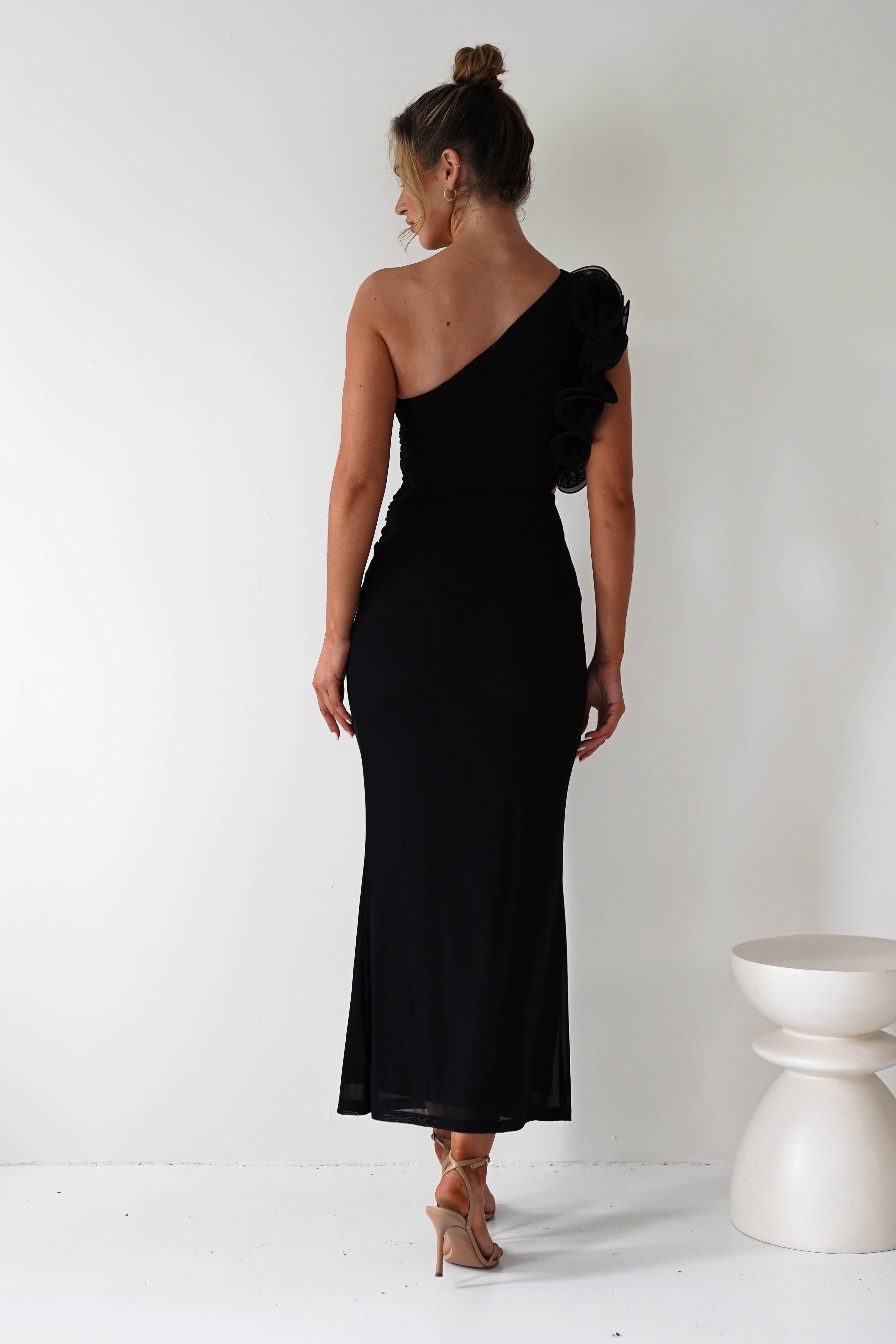 Sydney Bodycon Maxi Dress | Black | Oh Hello Clothing | XS (6)