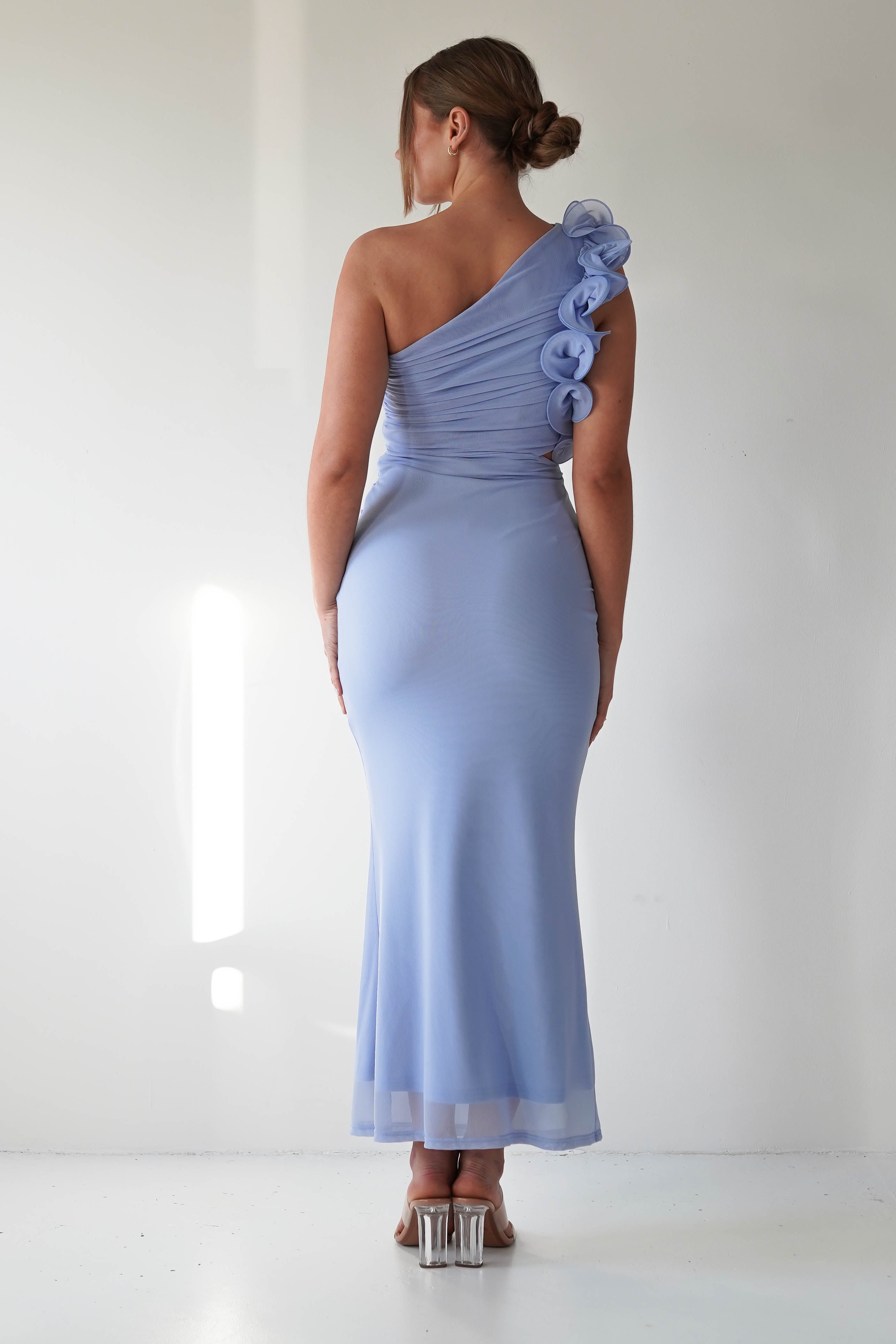 Sydney Bodycon Maxi Dress | Blue | Oh Hello Clothing | XS (6)