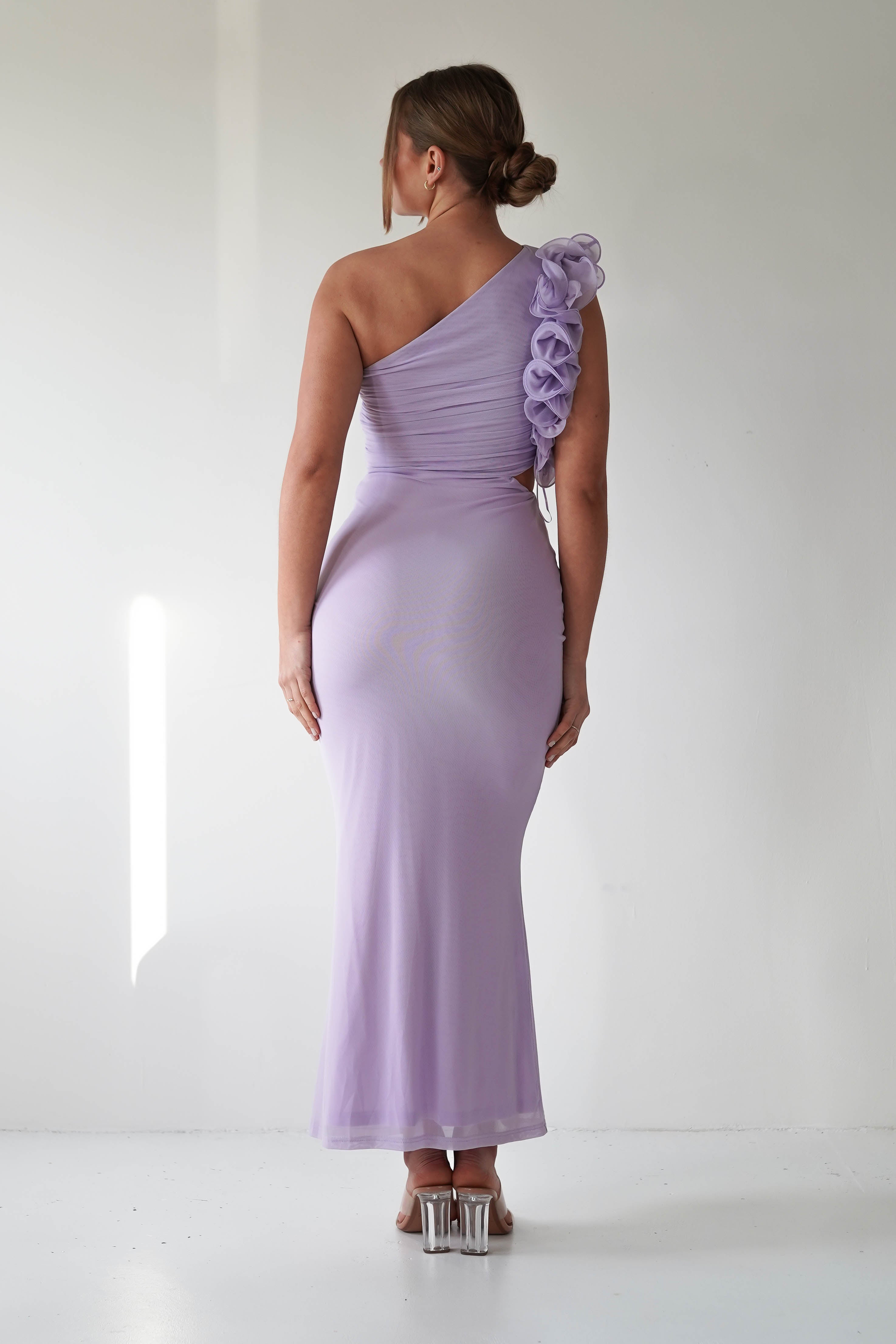 Sydney Bodycon Maxi Dress | Lilac | Oh Hello Clothing | XS (6)