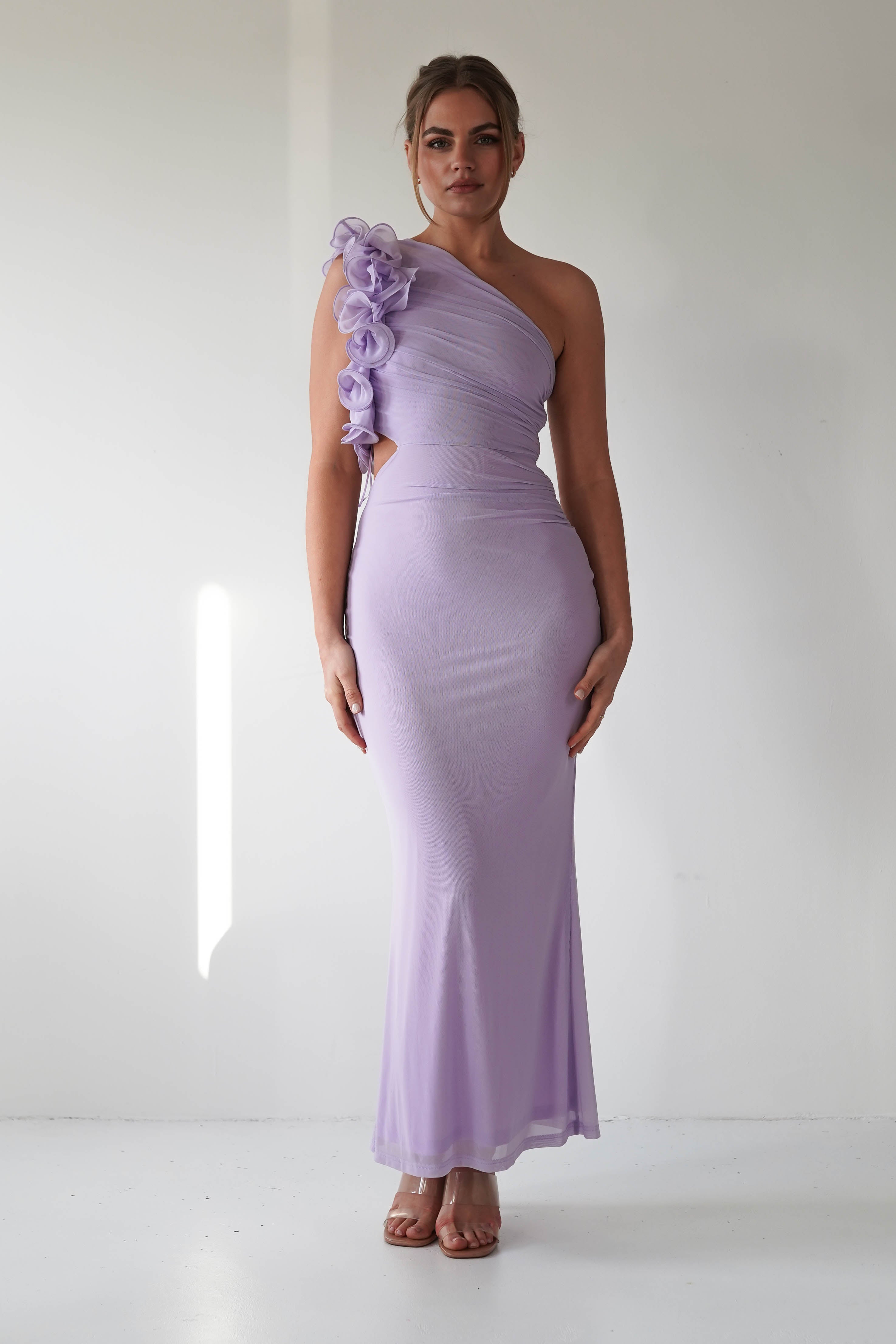 Sydney Bodycon Maxi Dress | Lilac | Oh Hello Clothing | XS (6)