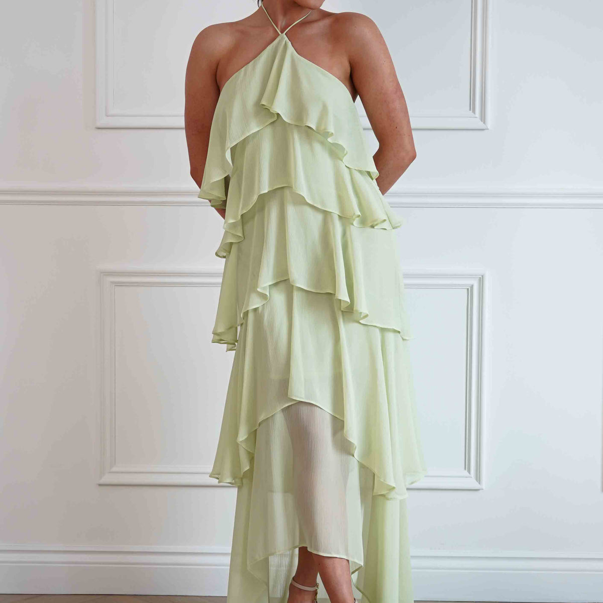 ruffle dress long sleeve Mini Color:#43A Orange this pullover dress ensures Tulle Skirt Calvin Klein Womens Petite