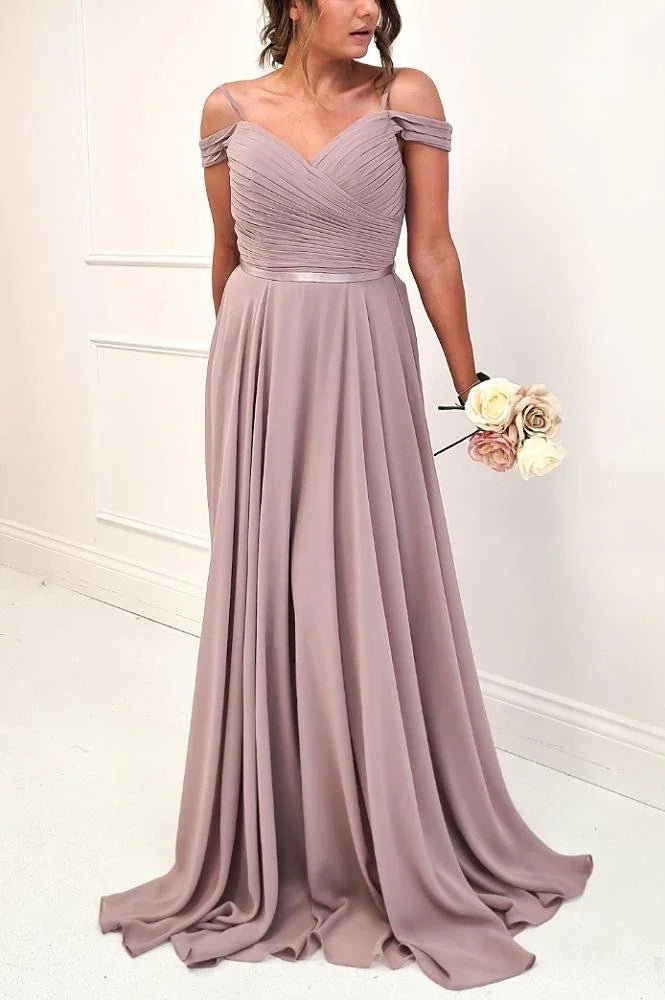 Sorrento Bridesmaid Dress Mauve-Oh Hello Clothing