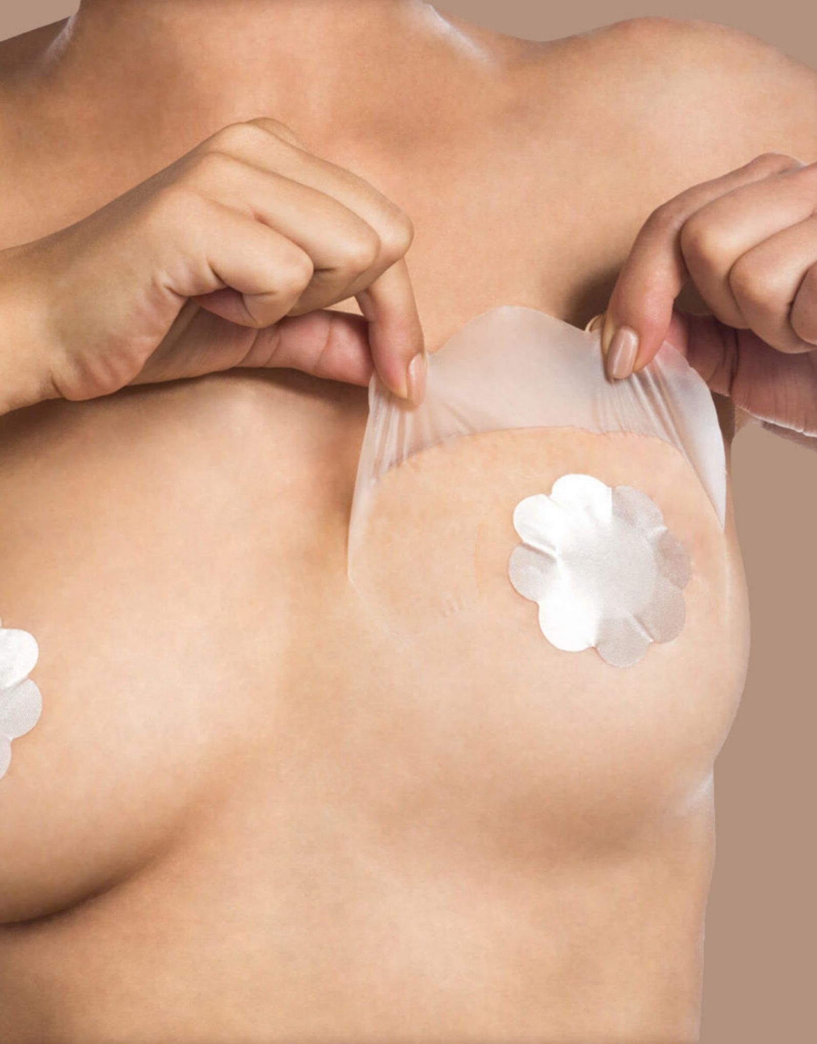 A-C Bye Bra With Silk Nipple Covers