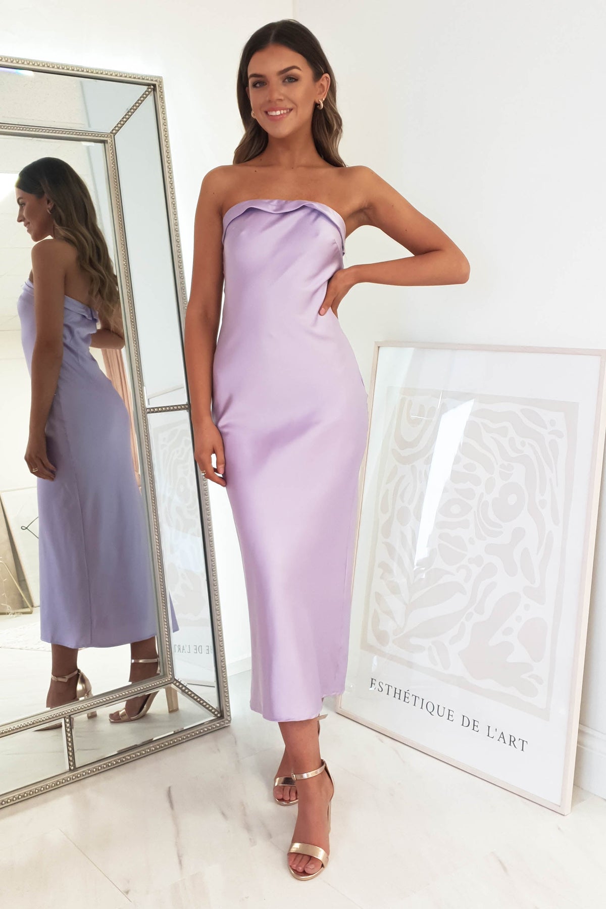 lilac dress midi Allegra Strapless Satin interior-design and family celebrations Color:Mela Verde Homemade Ranch Dressing Mix