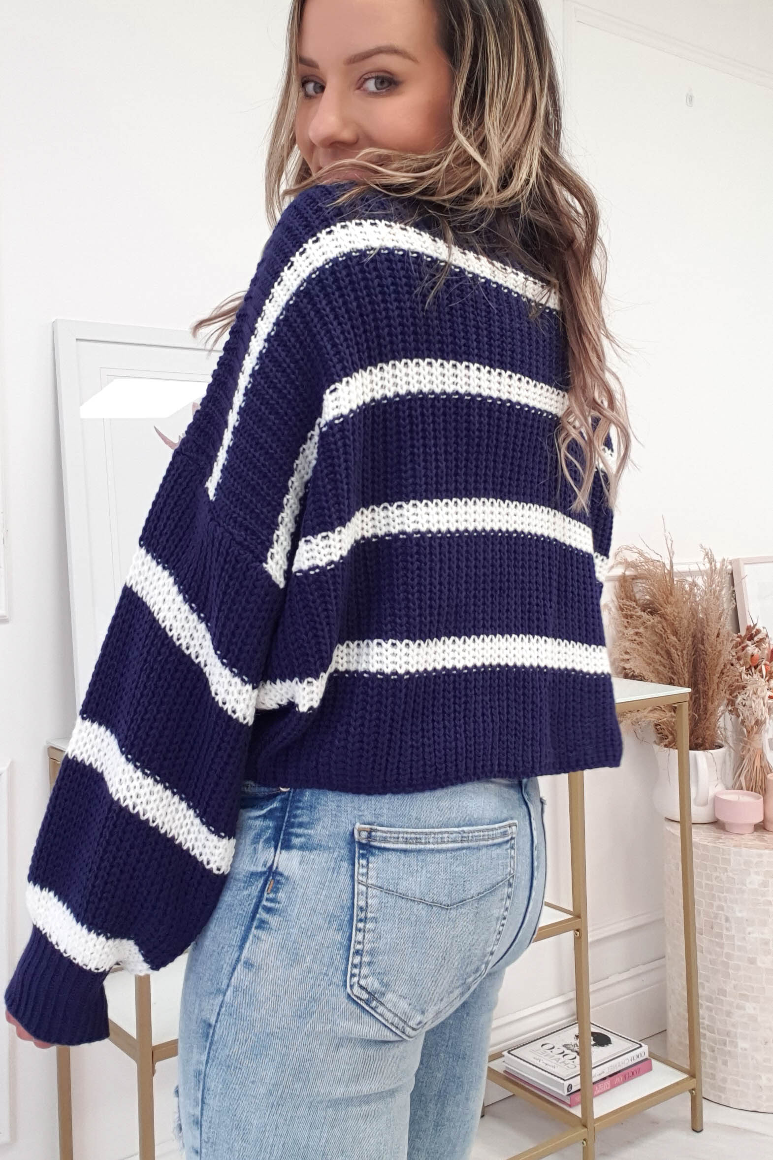 Catalina Striped Jumper | Navy | Oh Hello Clothing | ONE SIZE | 6 - 12