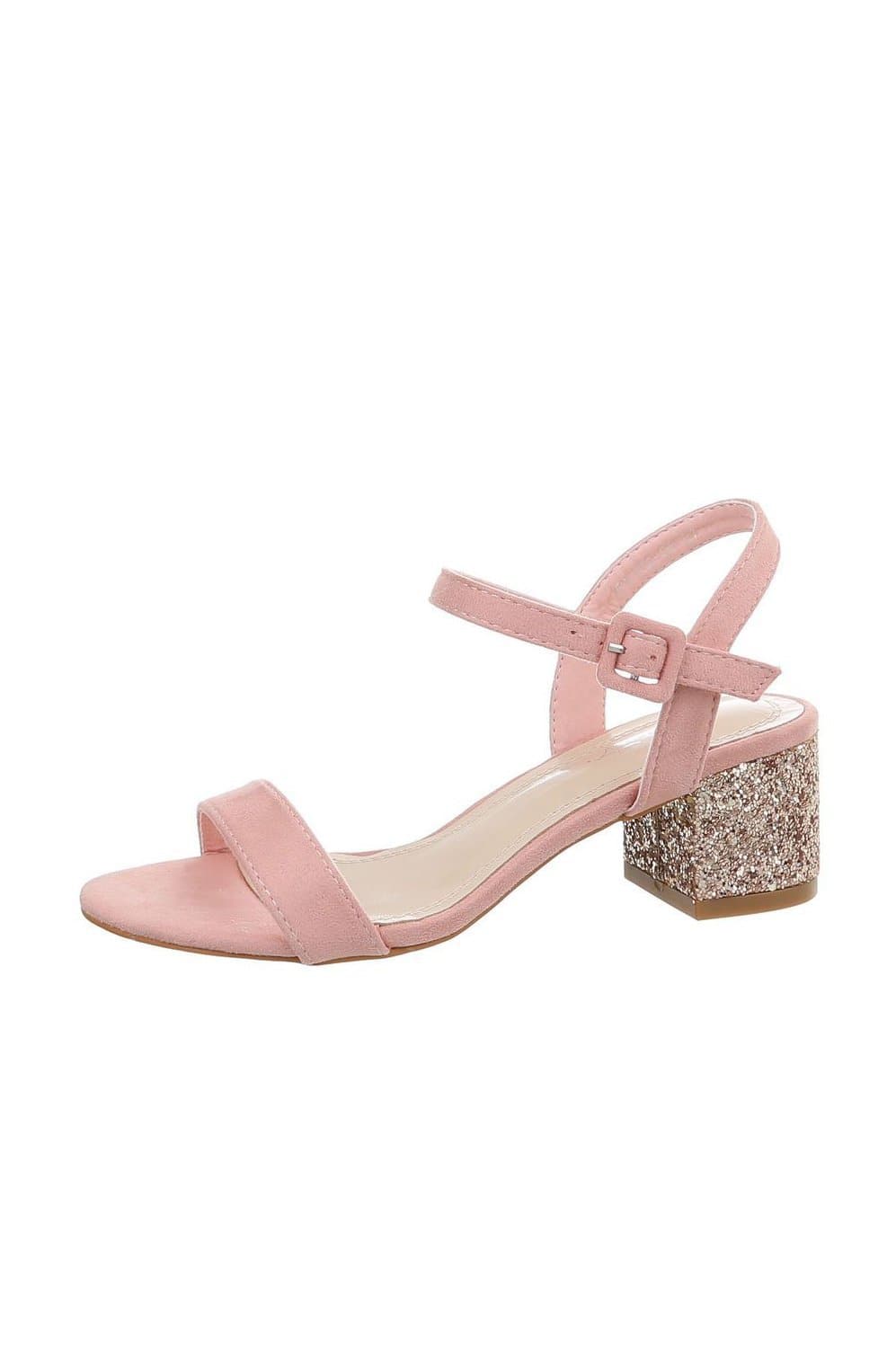 Ella Sandals Pink Glitter | Oh Hello Clothing | 36