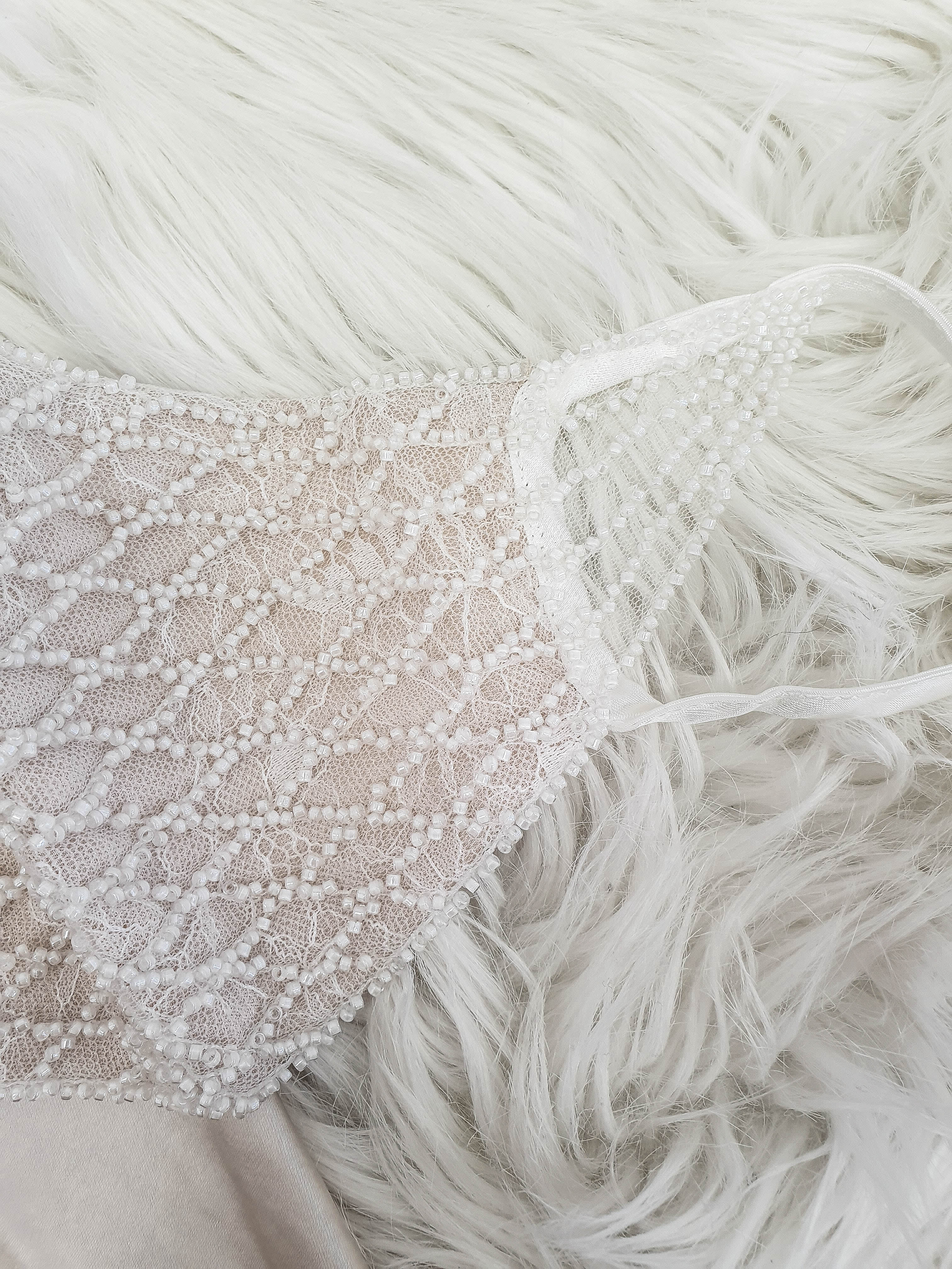 Luxury Embroidered Bridal Face Mask | Ivory | Oh Hello Clothing | Ivory