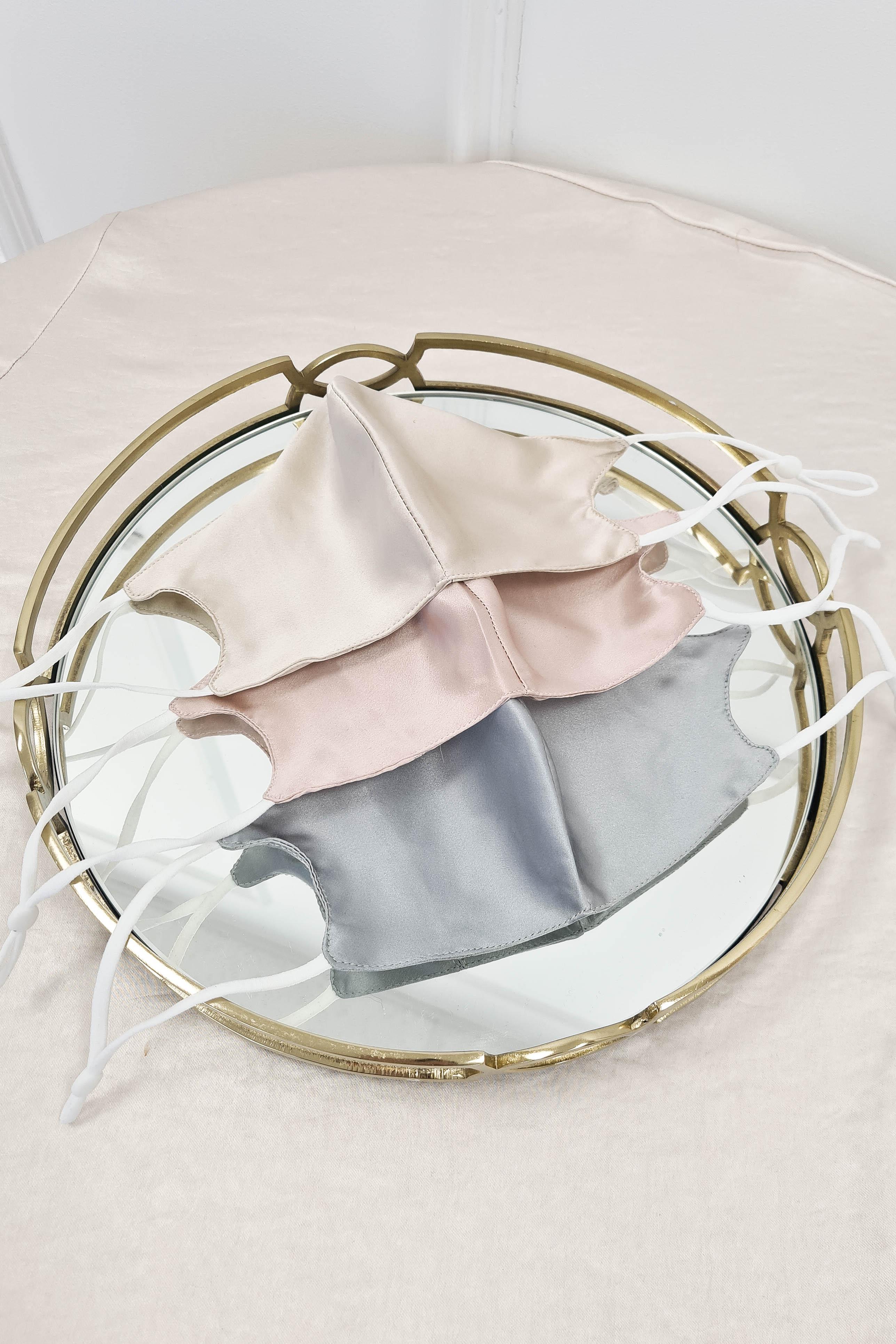 SilkLee | Luxury Mulberry Silk Face Mask | Oh Hello Clothing | Blush