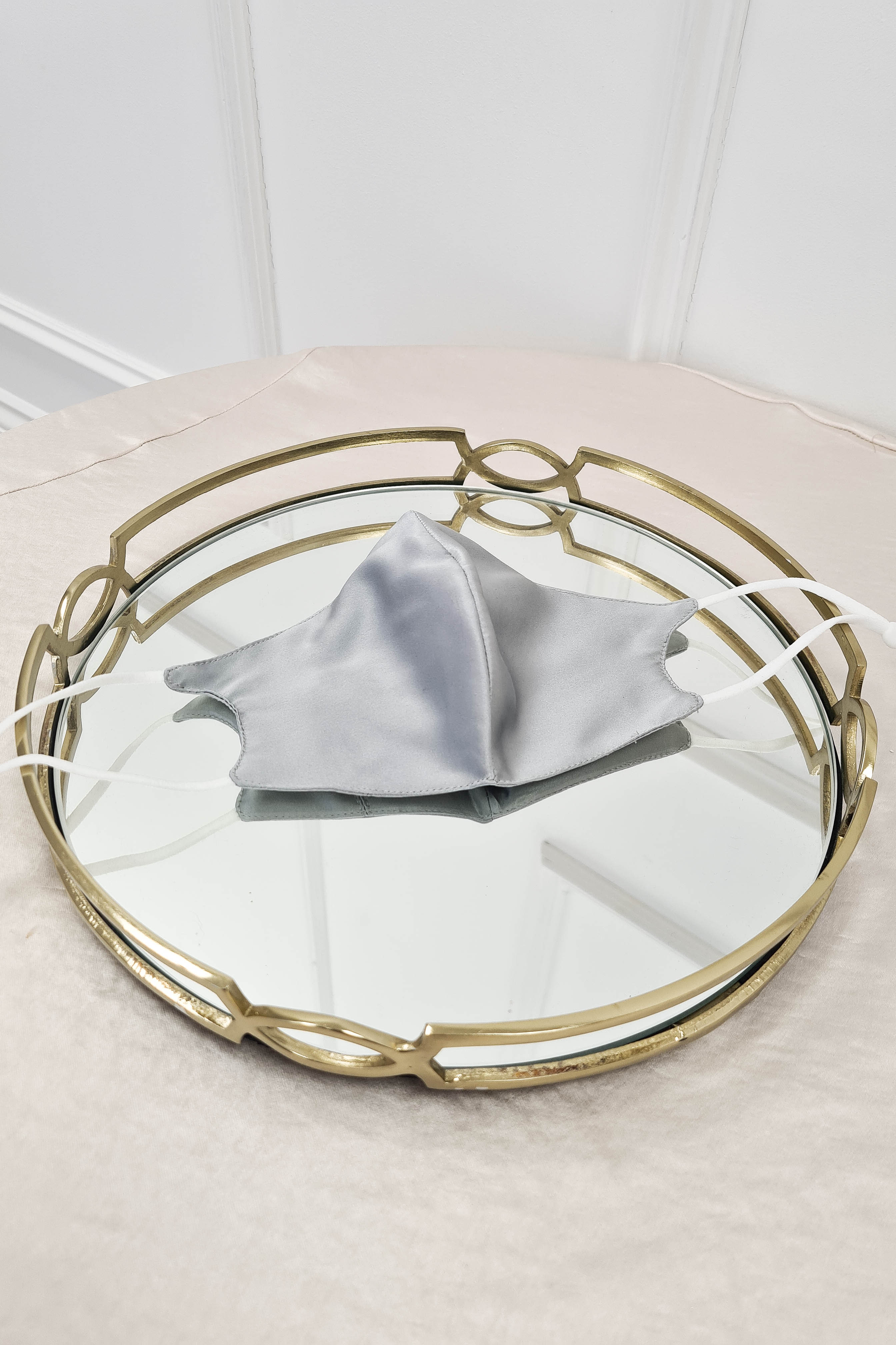 SilkLee | Luxury Mulberry Silk Face Mask | Oh Hello Clothing | Grey