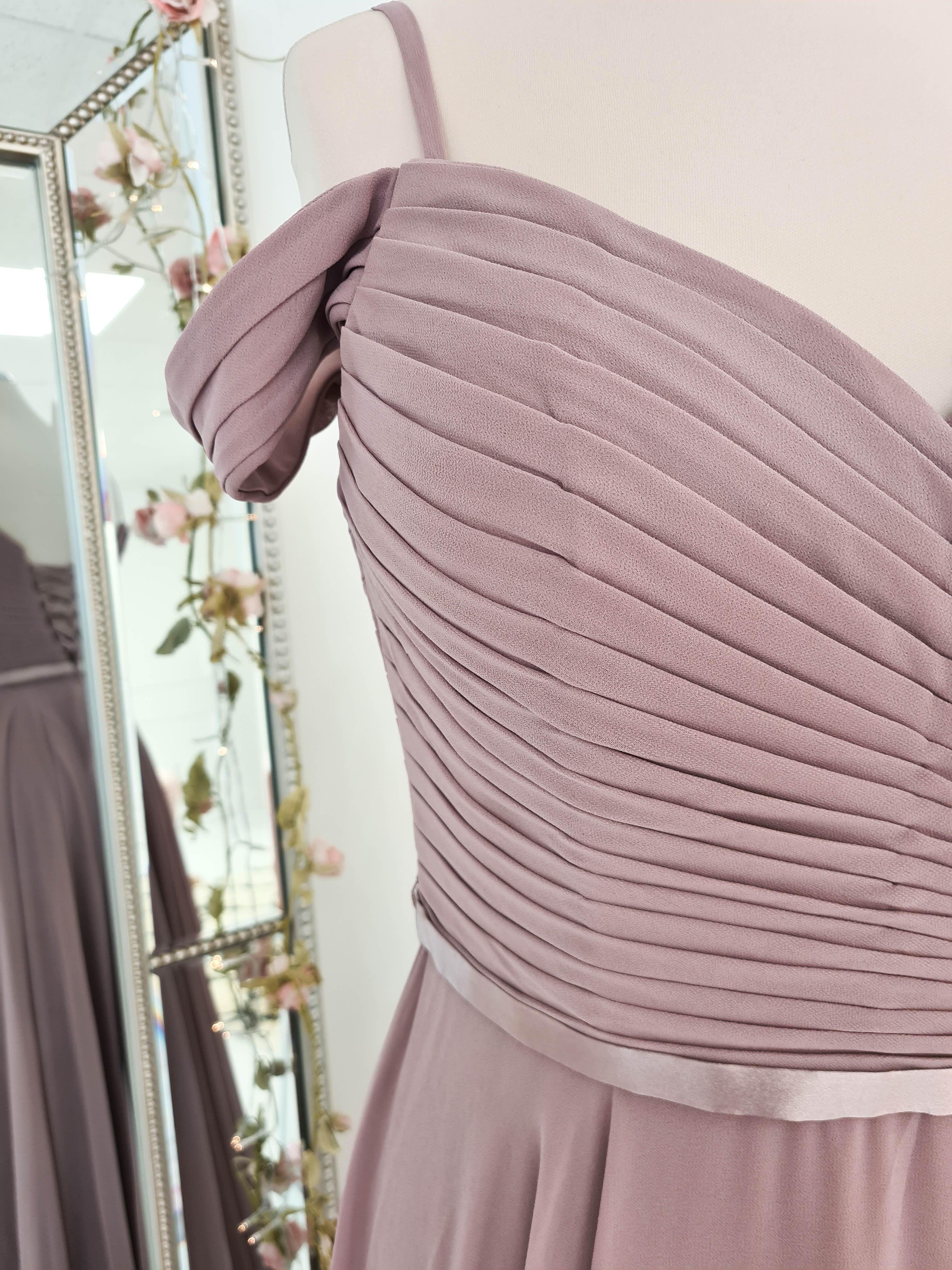 Sorrento Bridesmaid Dress Mauve | Oh Hello Clothing | XS (6)