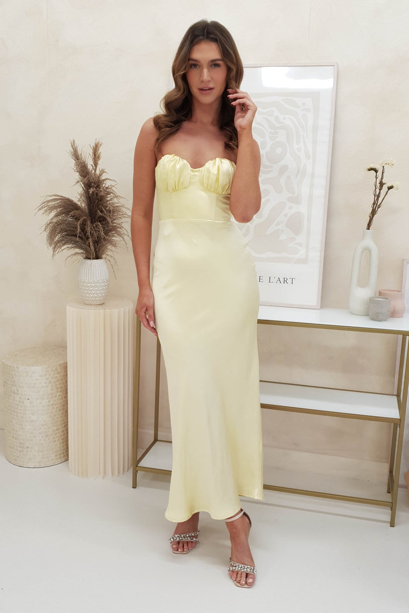 Monica Off The Shoulder Gown | Champagne – Oh Hello Clothing