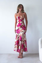 Amari Floral Print Midaxi Dress Mixed Print | Wedding Guest Dress | Oh Hello Clothing