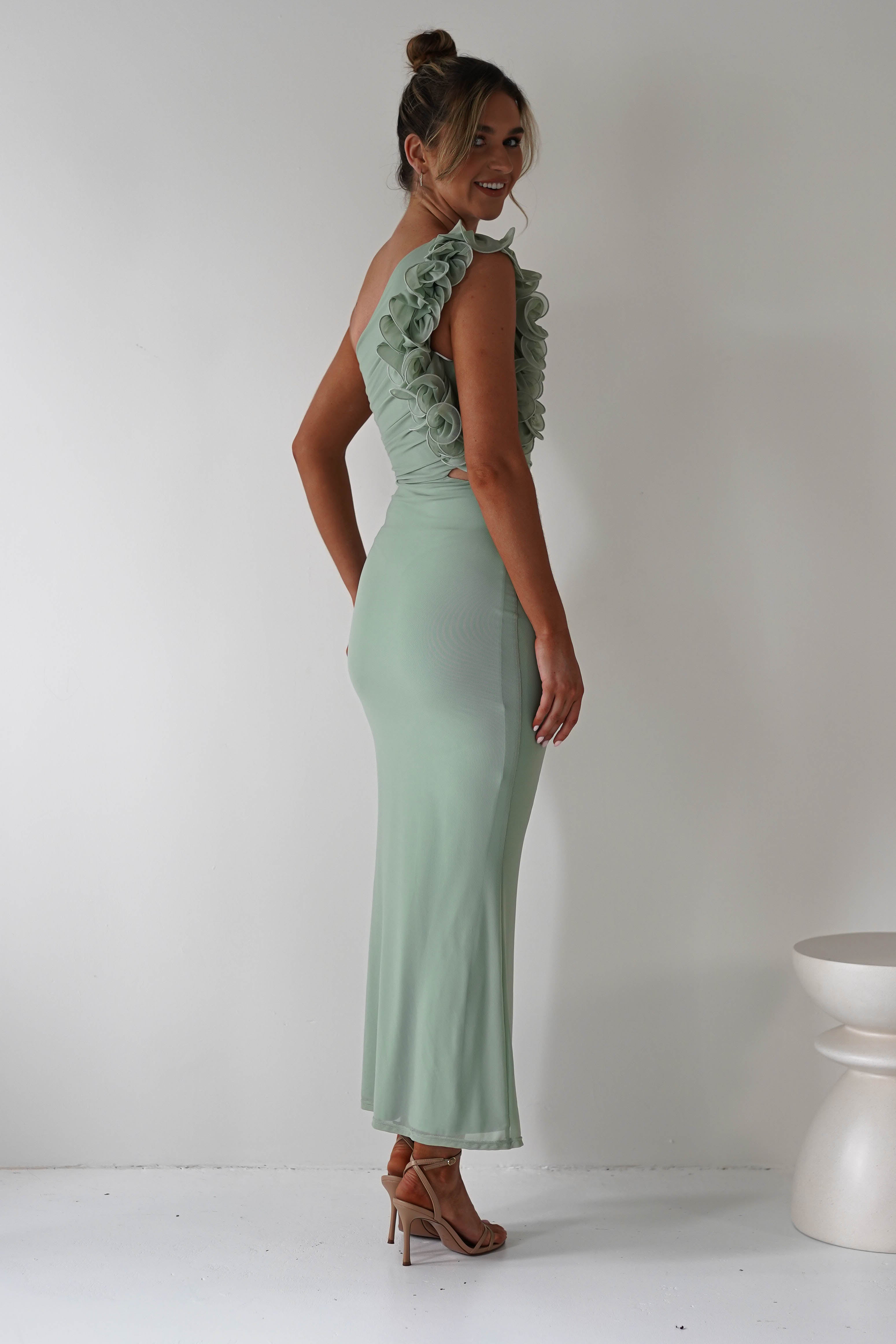 Sydney Bodycon Maxi Dress | Sage