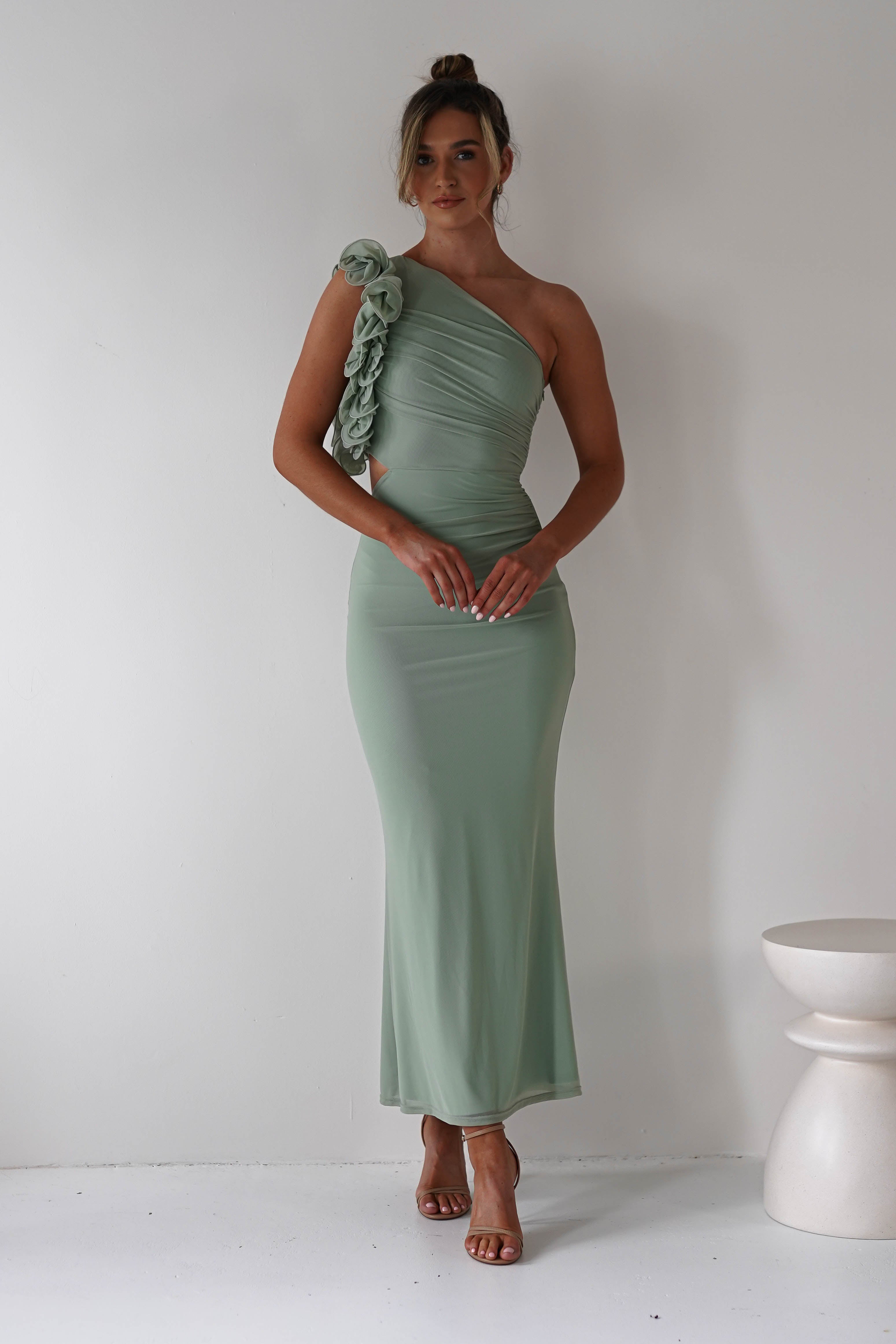 Sydney Bodycon Maxi Dress | Sage