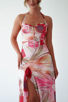 Oh Hello Clothing Women > Clothing > Dresses 1 *DONE- 64586D14 - RED FLORAL MESH - KAARLO