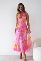 Oh Hello Clothing Women > Clothing > Dresses 1*DONE-64784d13 -pink halter neck dress -sasha